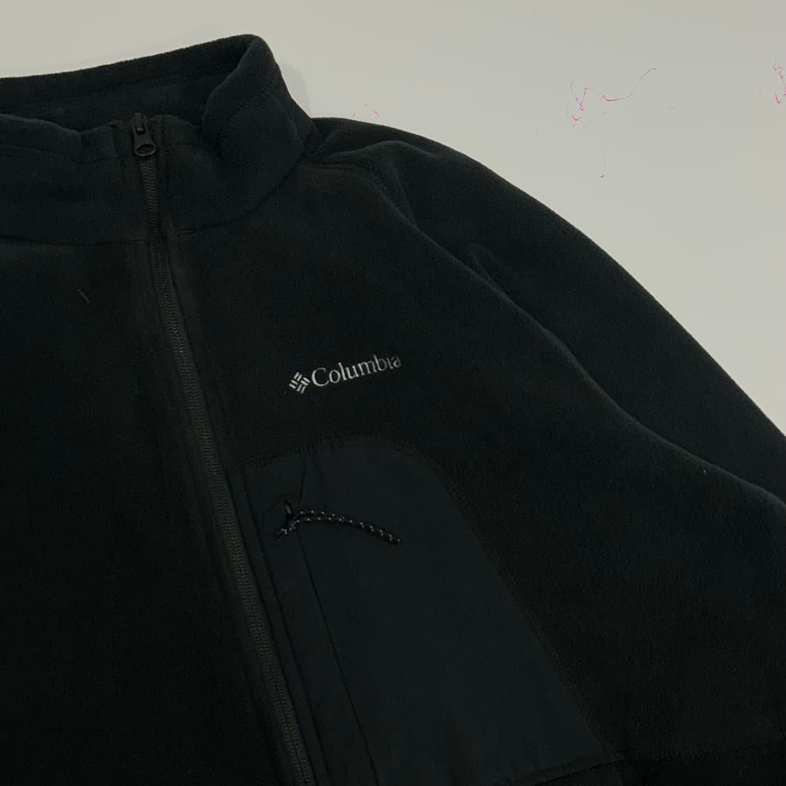 Columbia 콜롬비아 밑단 스트링 블랙 후리스 상품이미지4