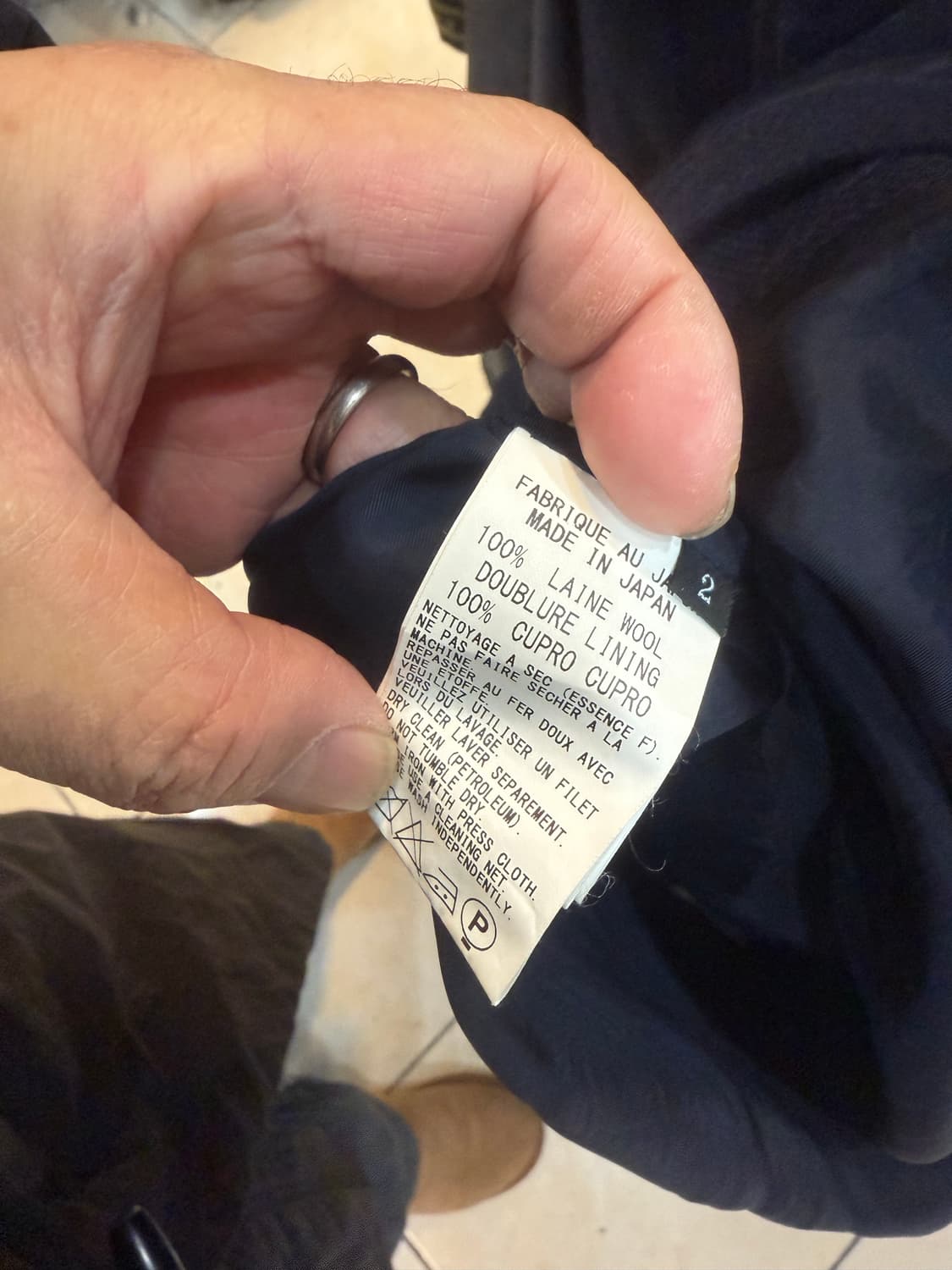 2/66 정품 요지야마모토 롱 원피스 팝니다 상품이미지3