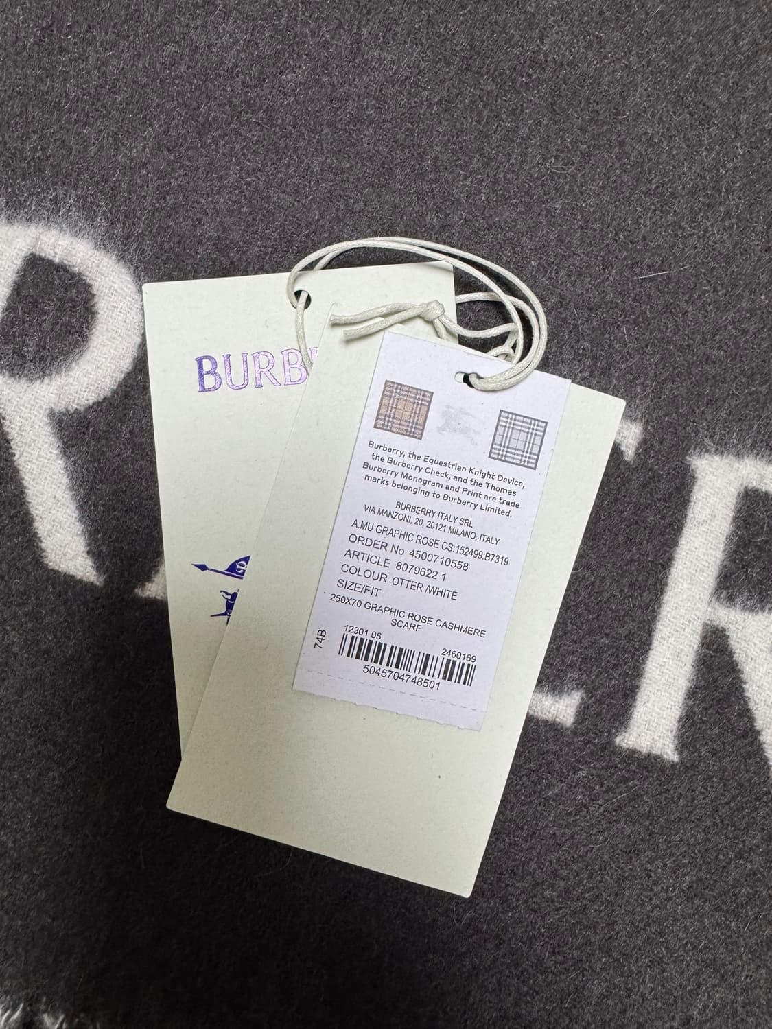 버버리 로즈 머플러 상품이미지4