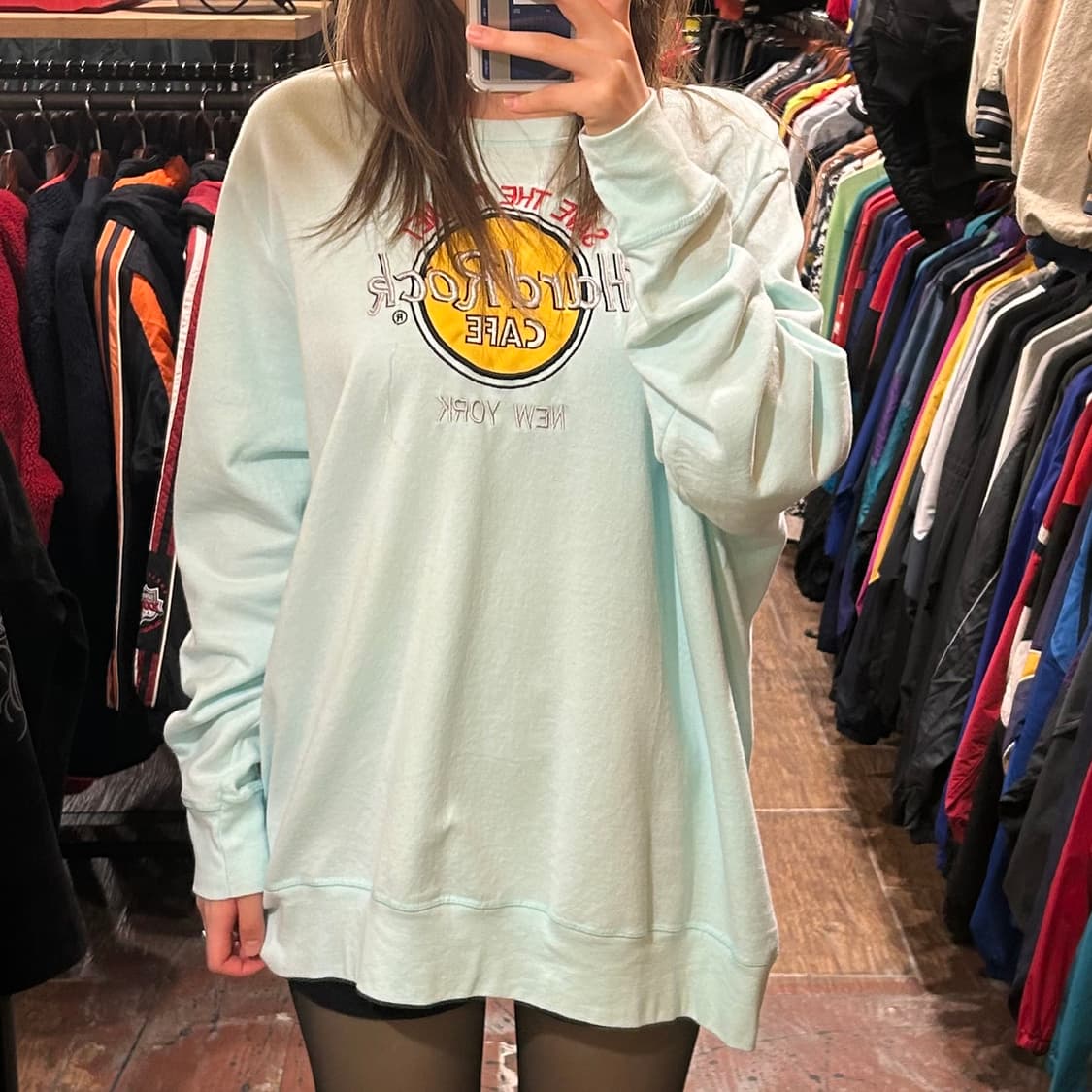 [HI] 하드락카페 롱슬리브 스카이블루 상품이미지1