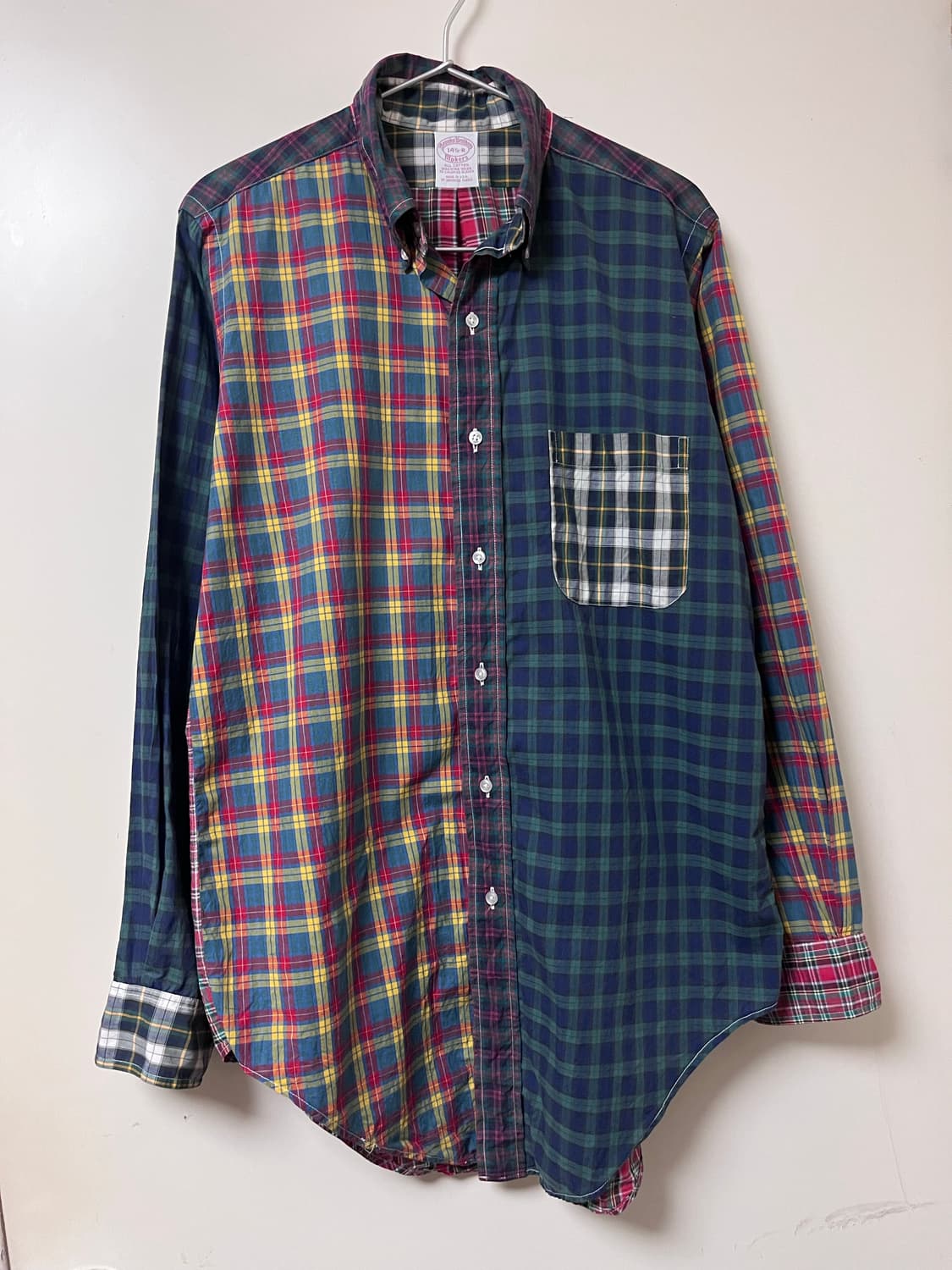 브룩스 브라더스 made in USA 체크셔츠 상품이미지1