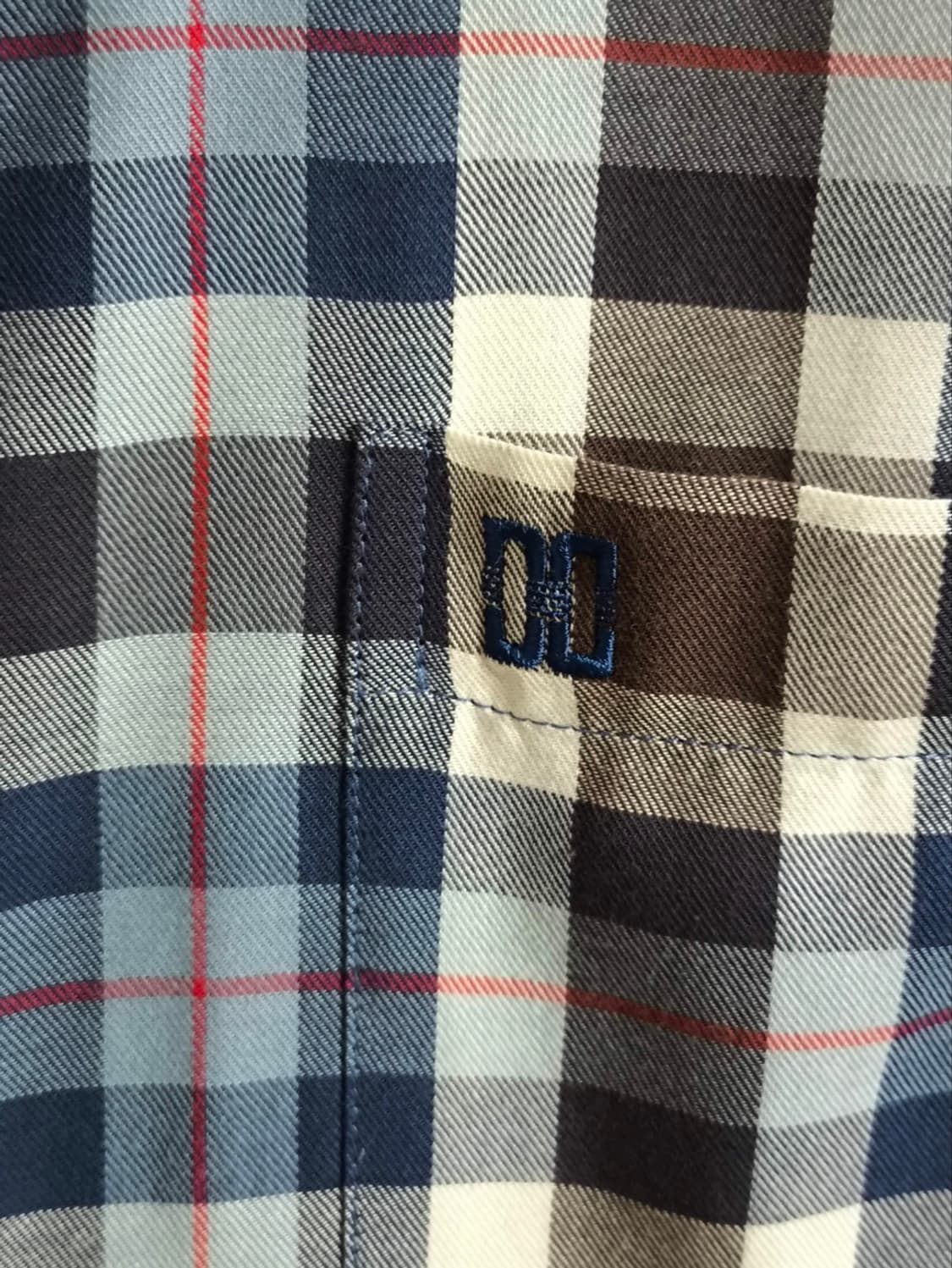 110 닥스 체크 남방 셔츠 상품이미지3