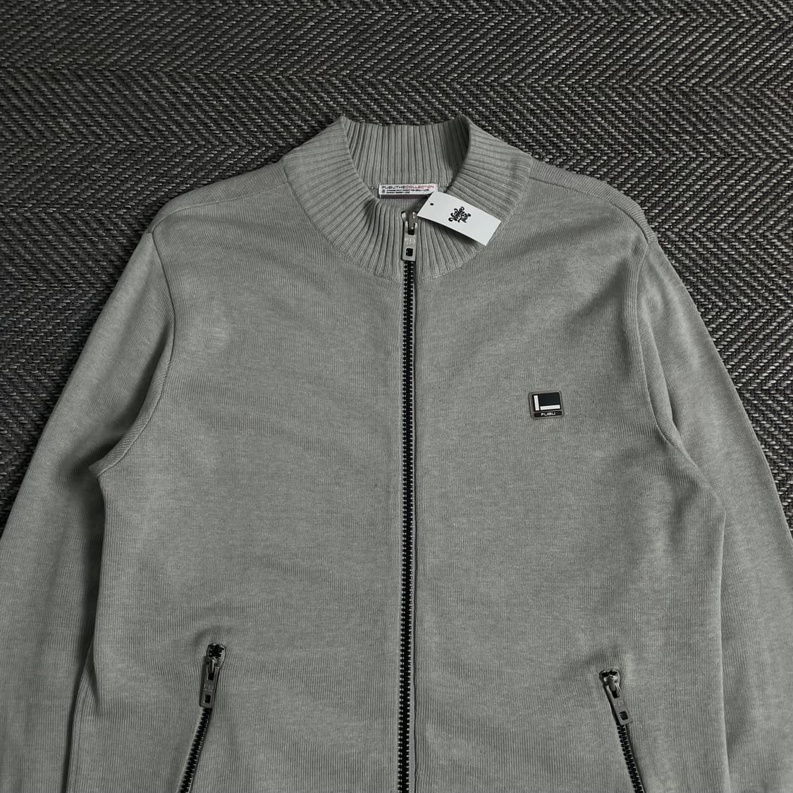 00s 후부 올드스쿨 빅로고 니트 집업o 3710 상품이미지5