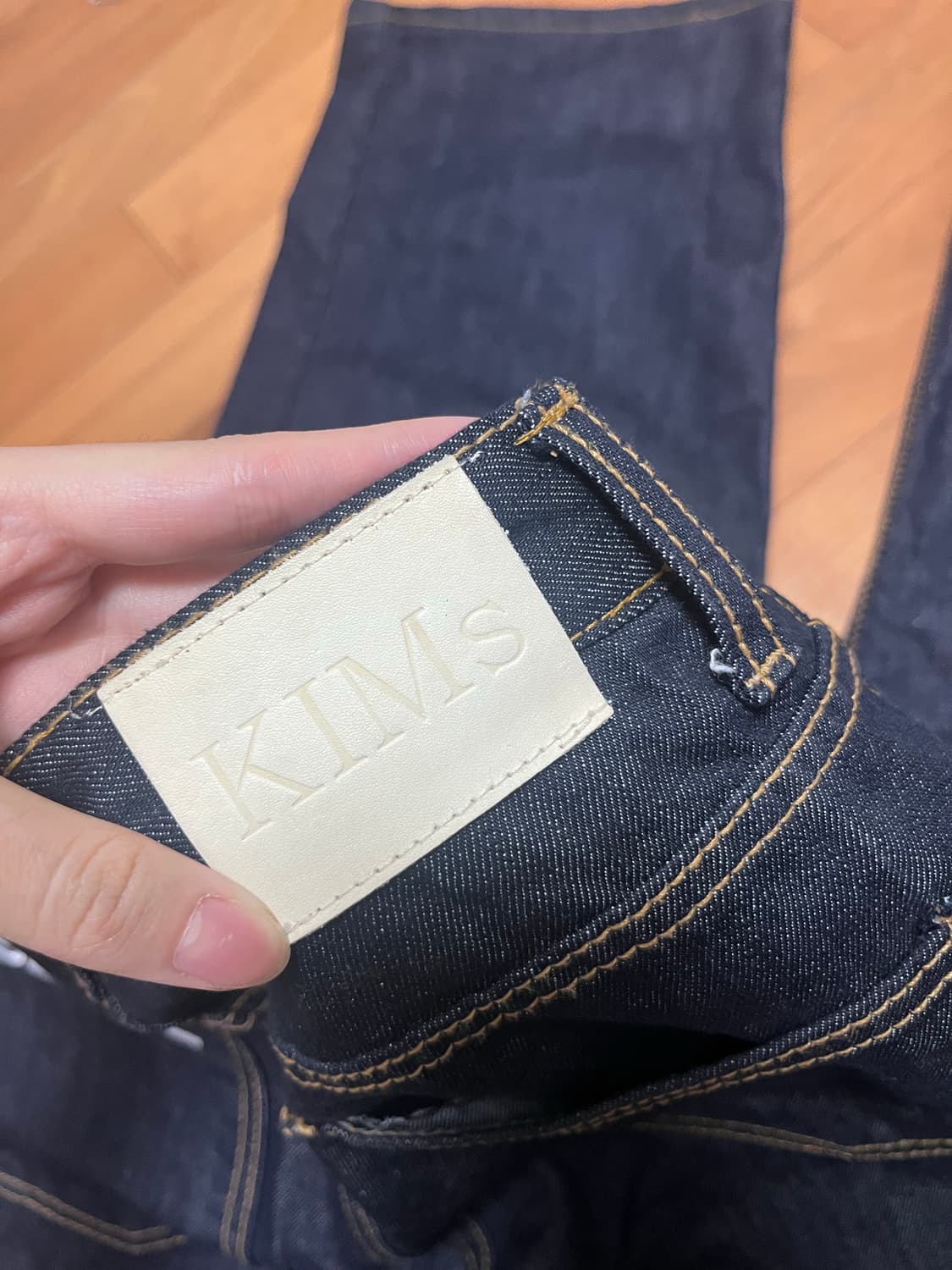 킴서울 kimseoul LOGO777 CLASSIC RAW DENIM s 상품이미지3