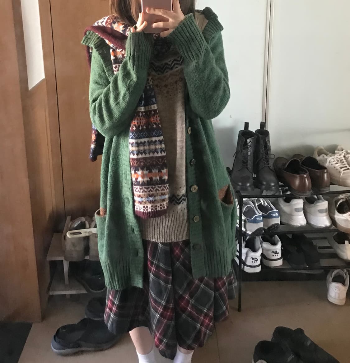 모리걸 4p 하구미 히피 일본 빈티지 코디셋 코디세트 상품이미지1