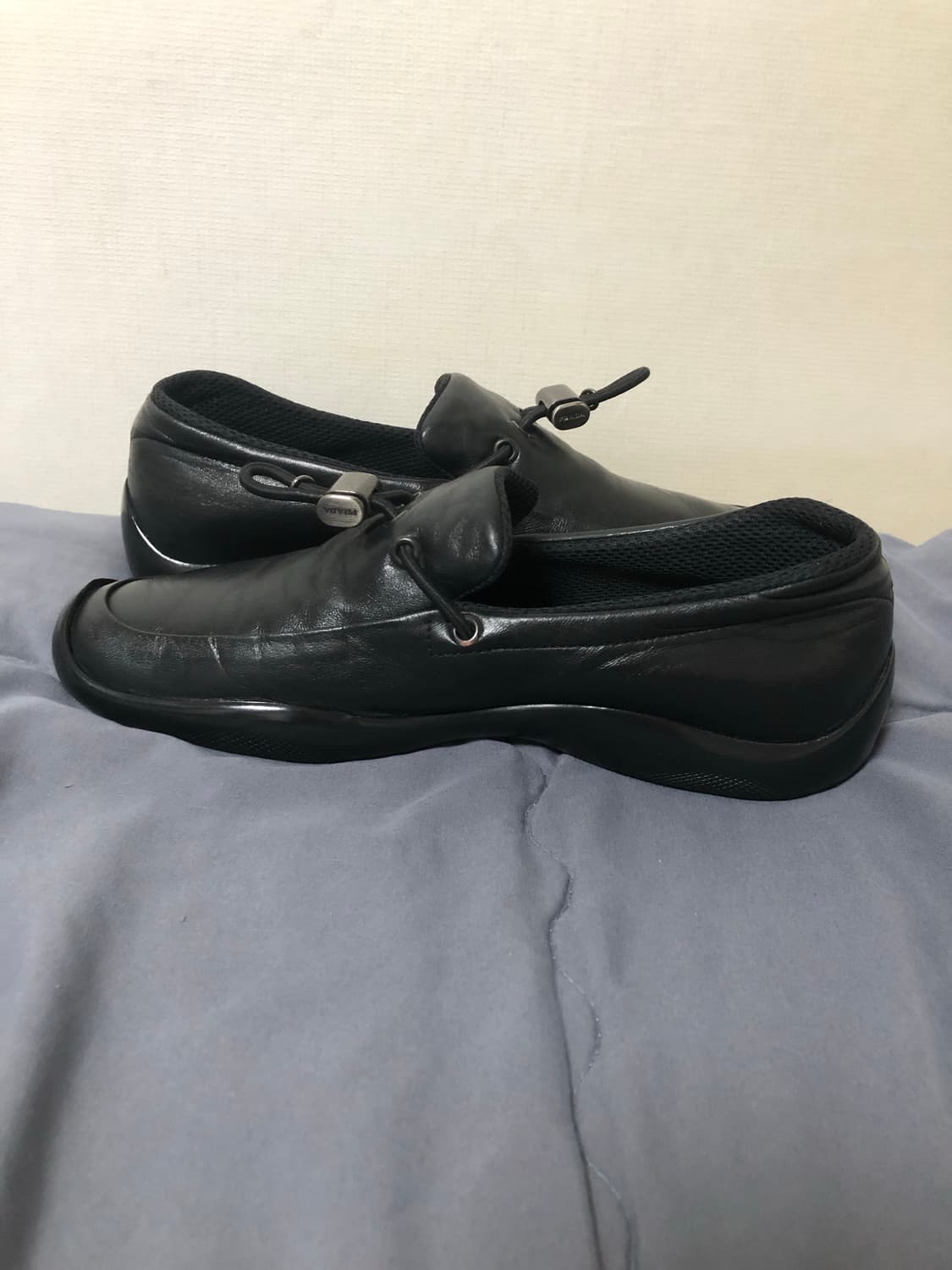 프라다 스포츠 토글 스트링 로퍼 블랙 37 상품이미지5