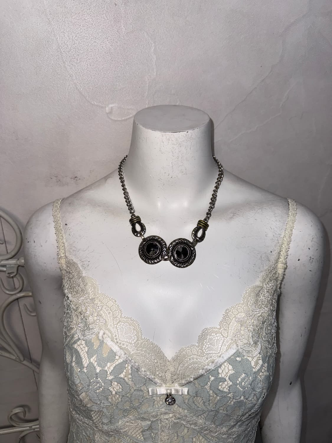 Bold antique ornament chain necklace 상품이미지4