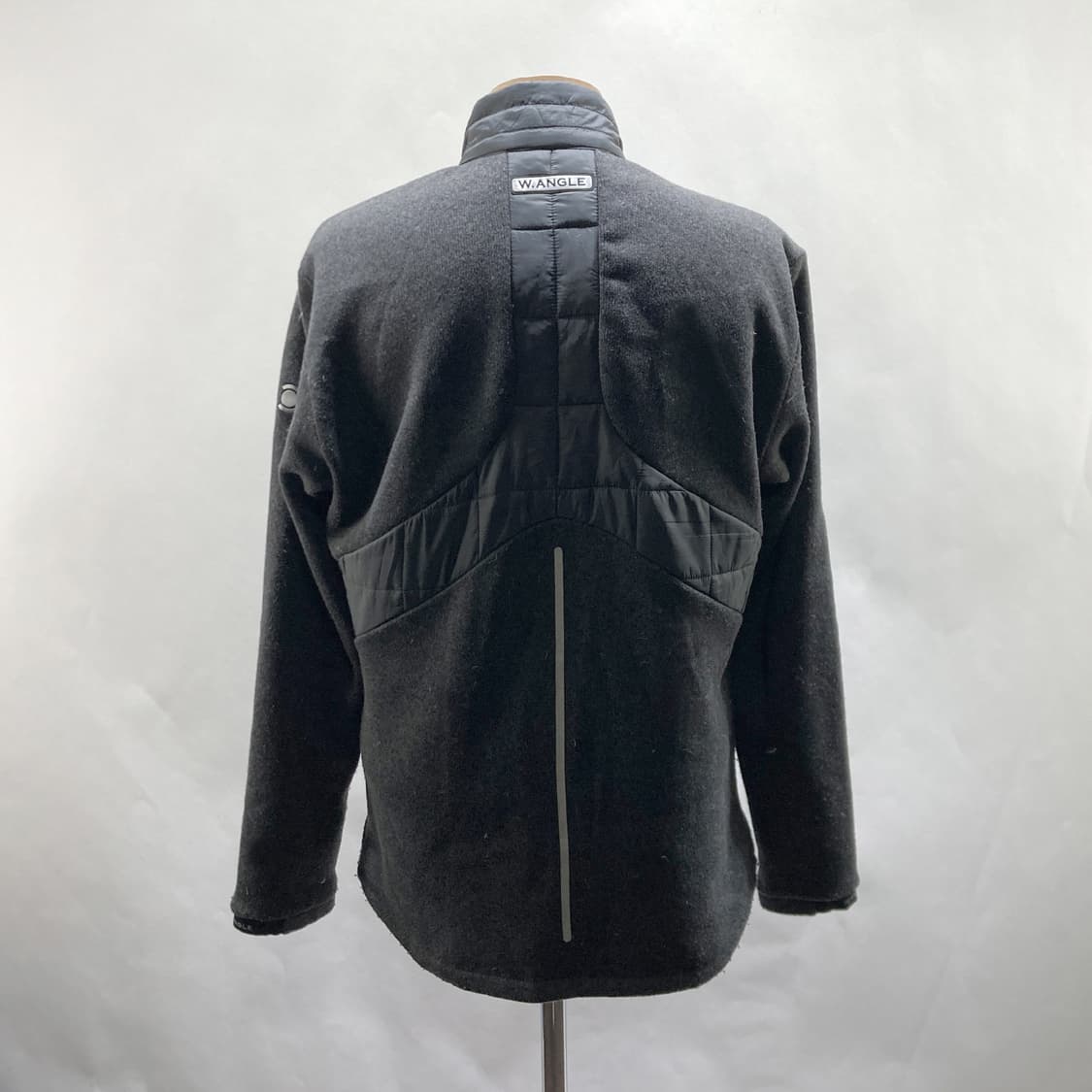 와이드앵글 남성니트경량패딩자켓 그레이 L 상품이미지3