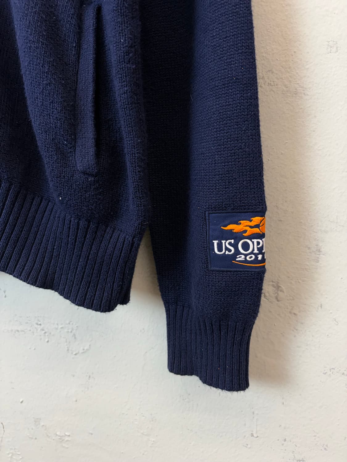 폴로랄프로렌 빅포니 코튼 니트집업 네이비 상품이미지3