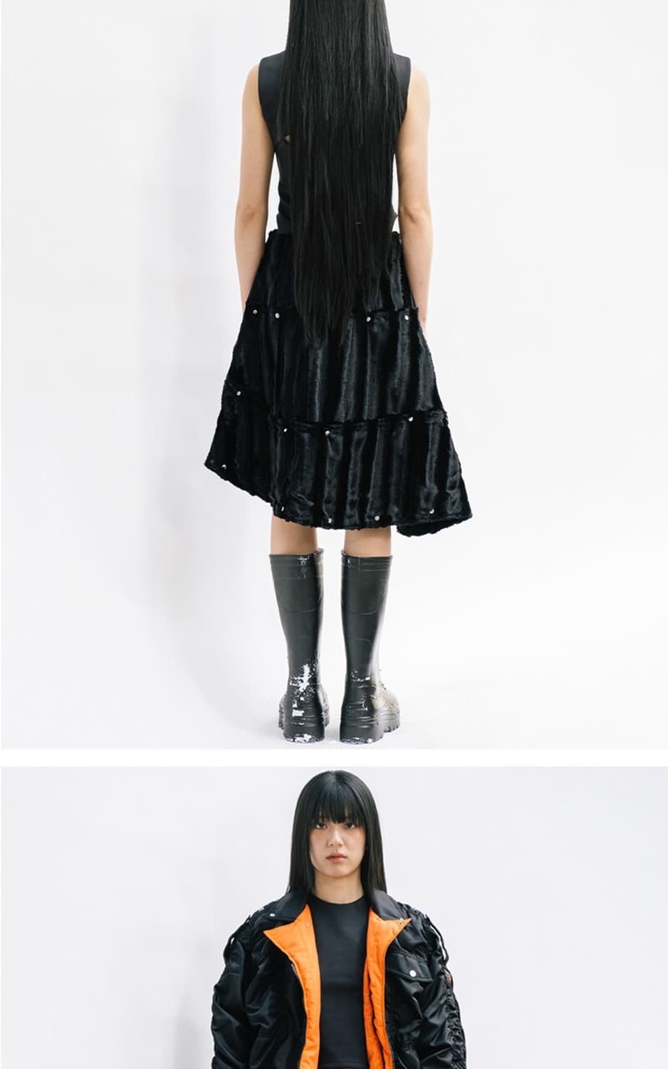 Unknown blue cosmo winter skirt 상품이미지4