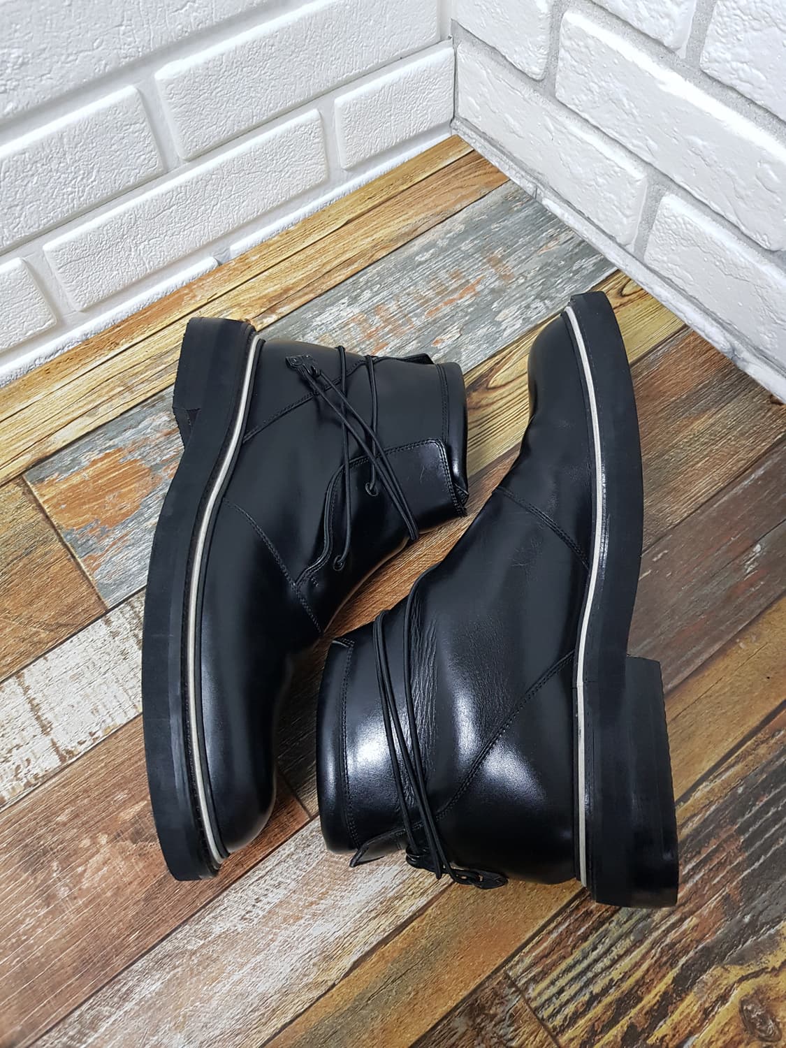 [41/정품] 09aw 디올옴므 레더 앵클부츠 블랙 상품이미지6