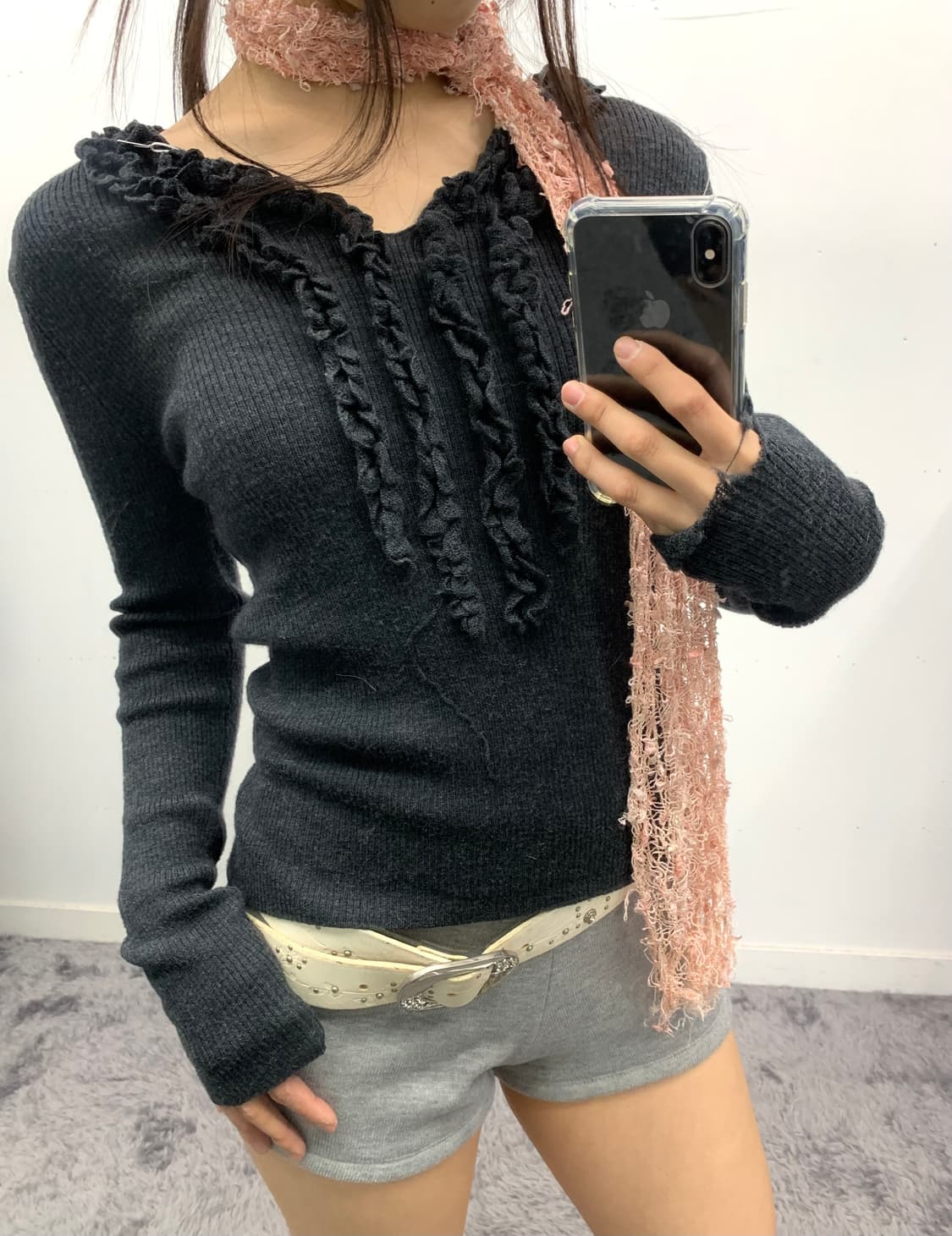 23vingt-trois 프릴 니트 상품이미지2