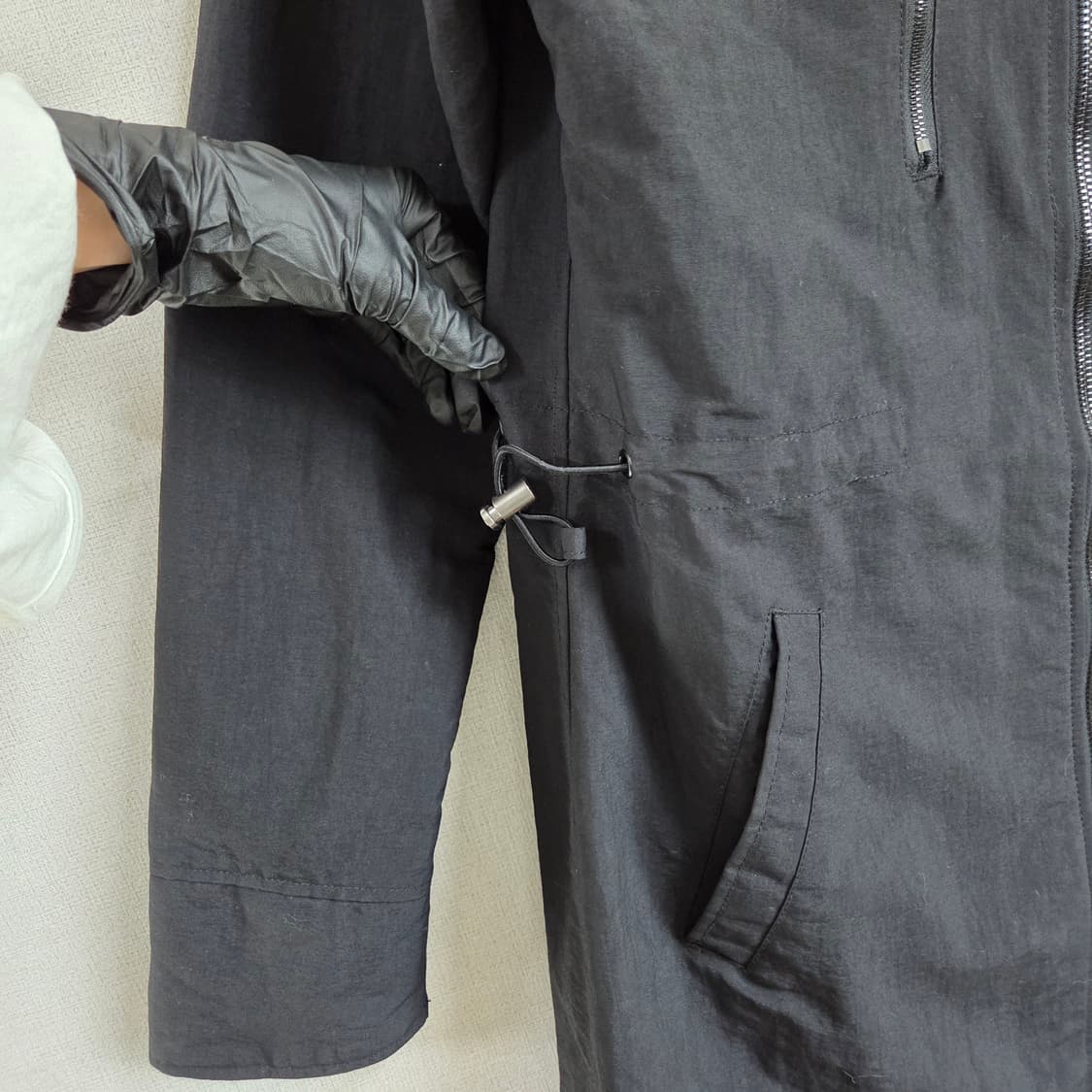 캐나다구스 바람막이 자켓 여자S 블랙 상품이미지3