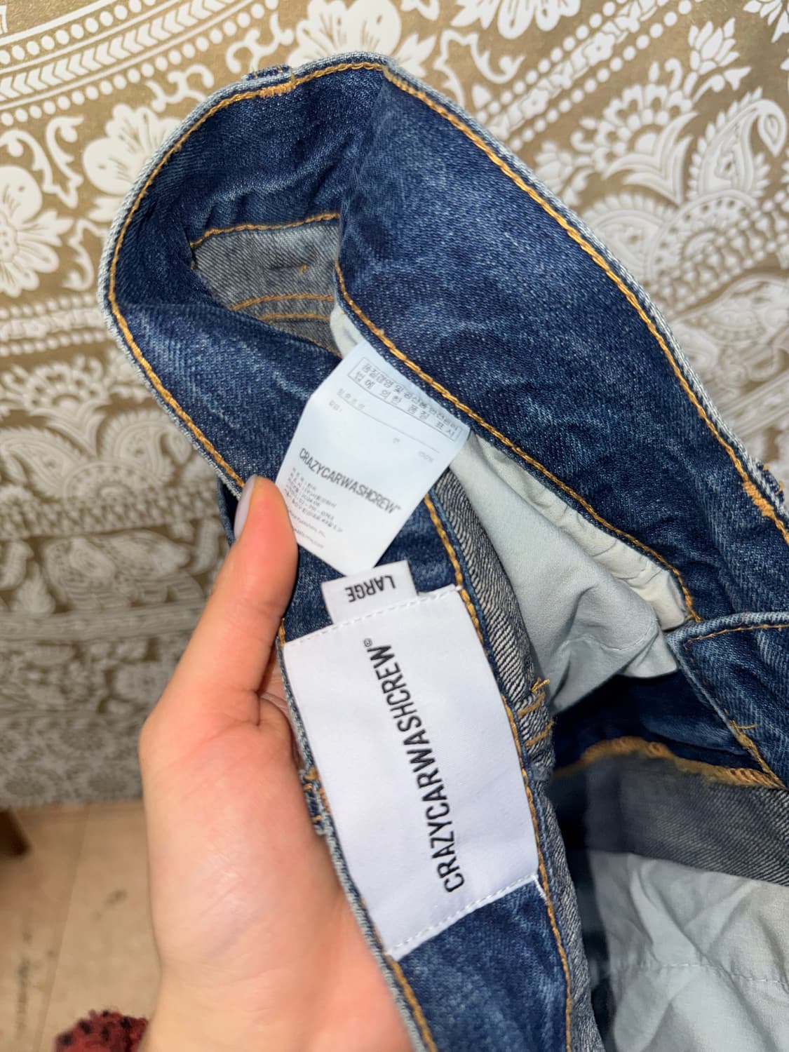 CCWC 크레이카워시크루 진청 데님팬츠  상품이미지7