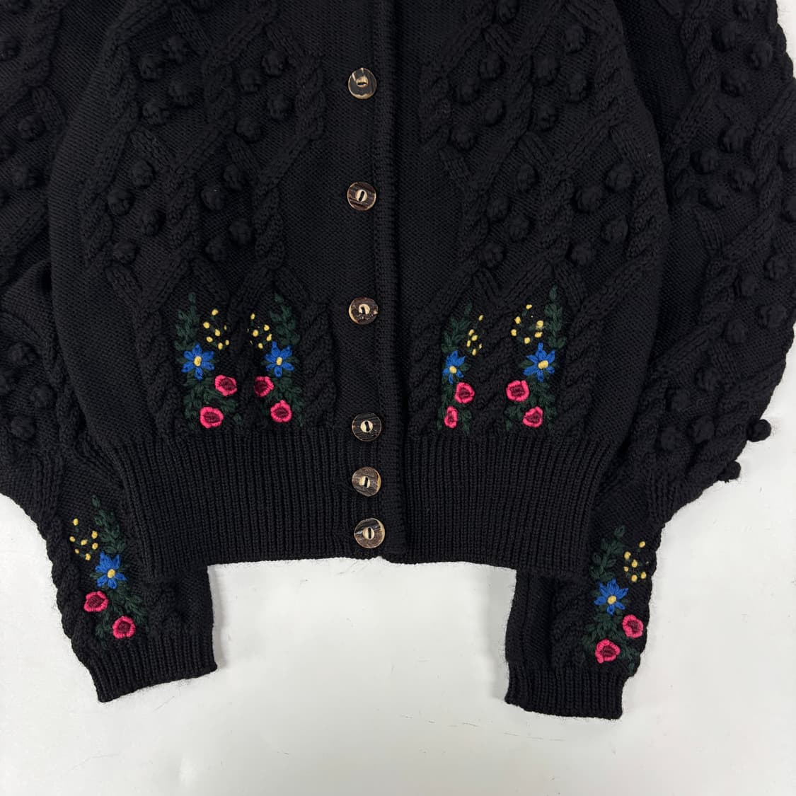 Mcdavid  울 자수 가디건 상품이미지5