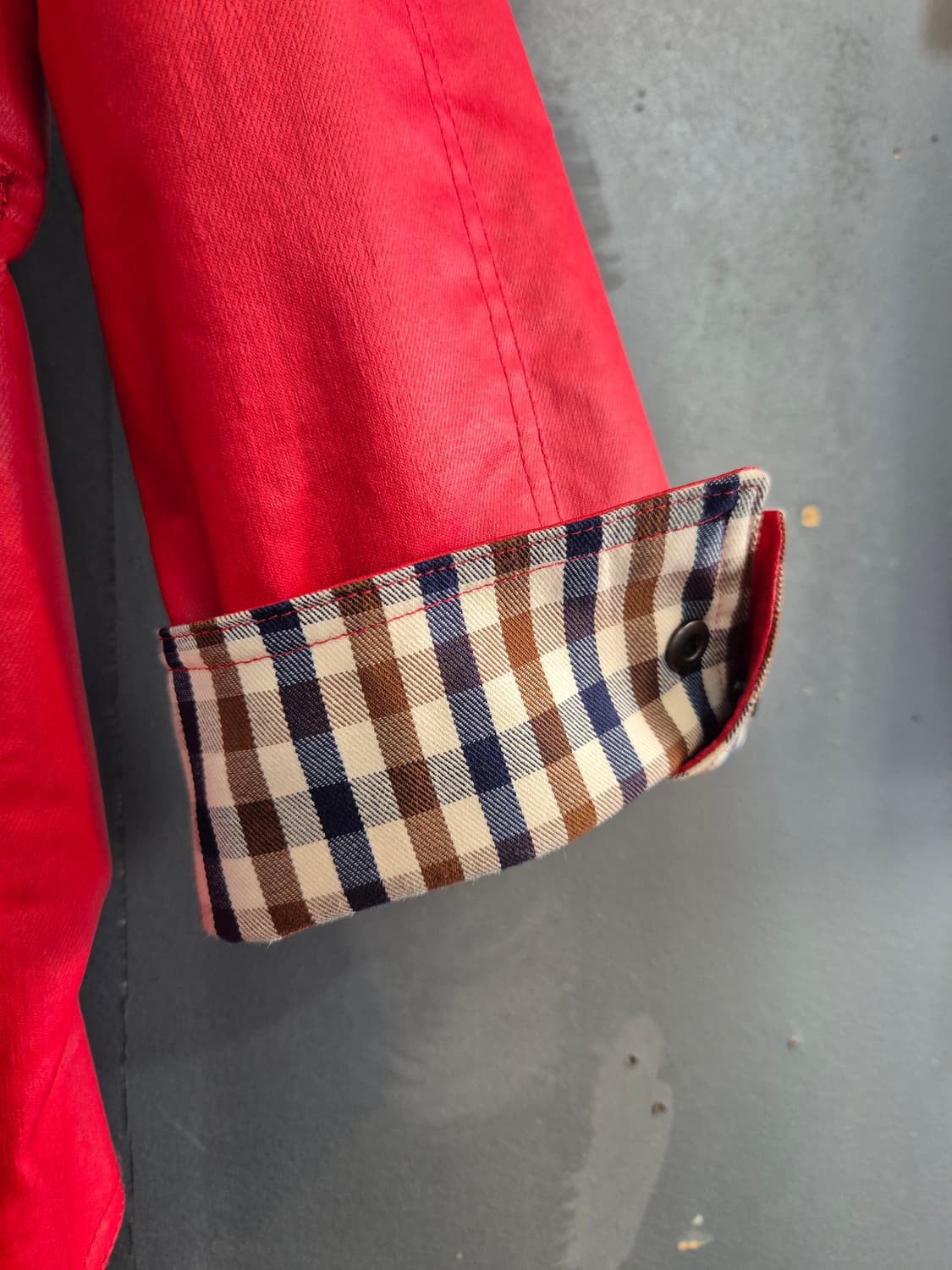 아쿠아스큐텀 여성 레드 왁스 점퍼 66 새상품 상품이미지6