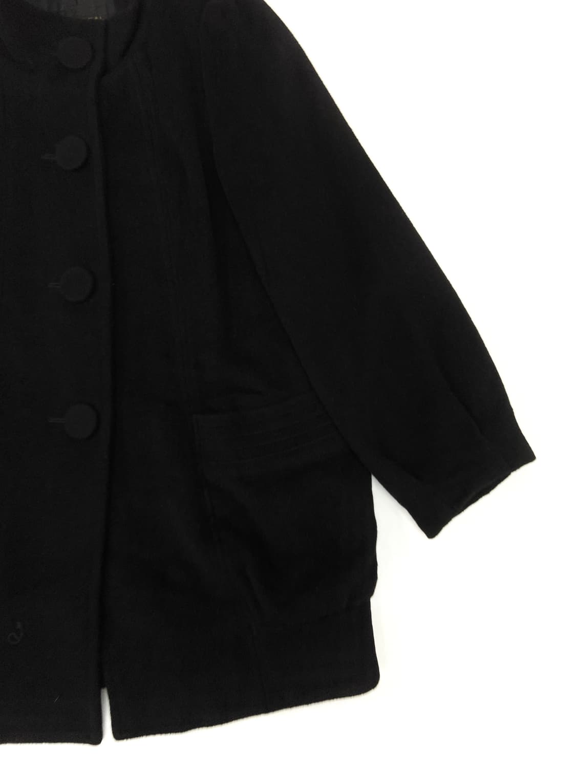 Black Minimal half Coat 상품이미지4
