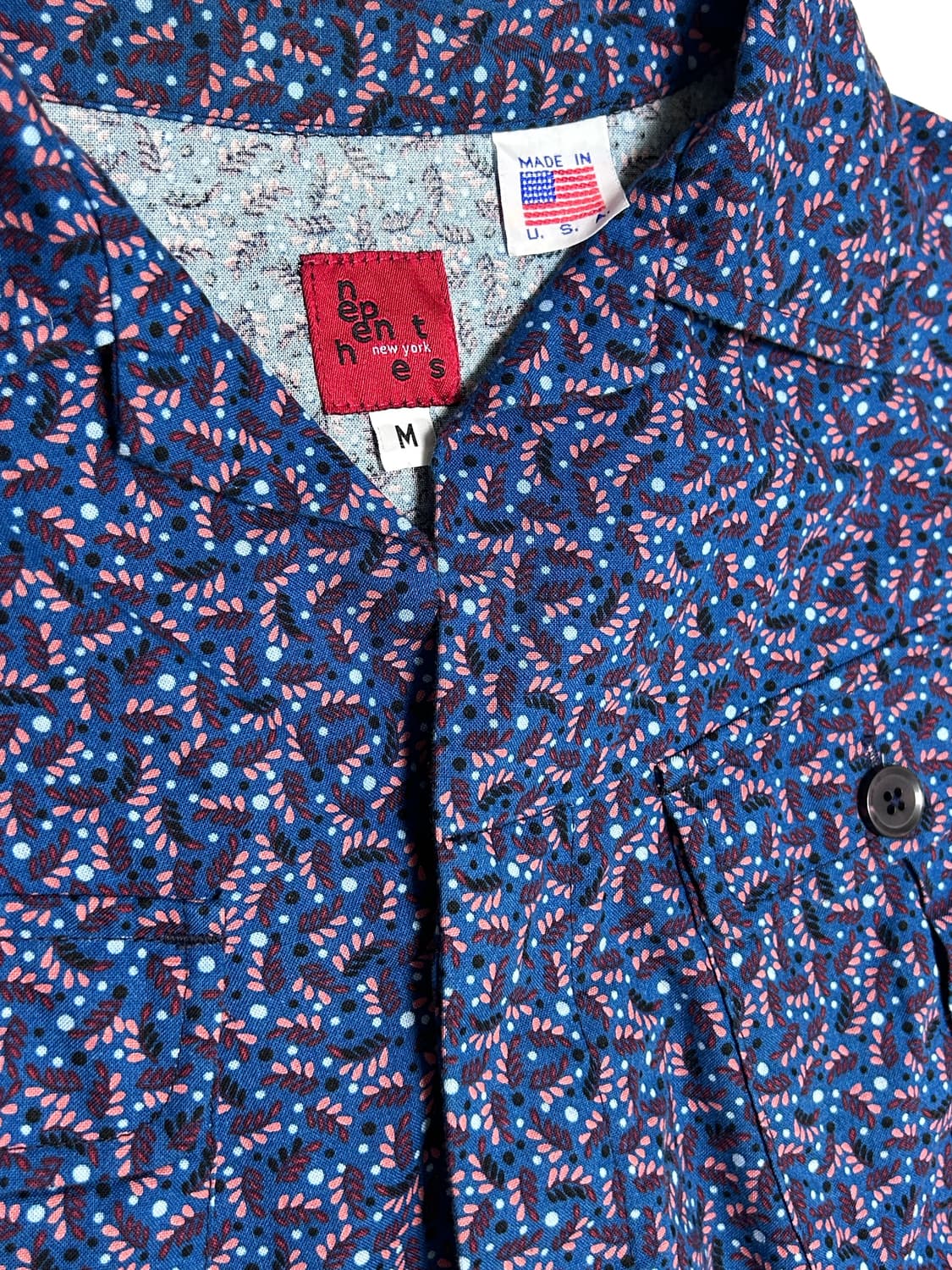 (M) Nepentes needles 네펜데스 패턴 셔츠 자켓 상품이미지1