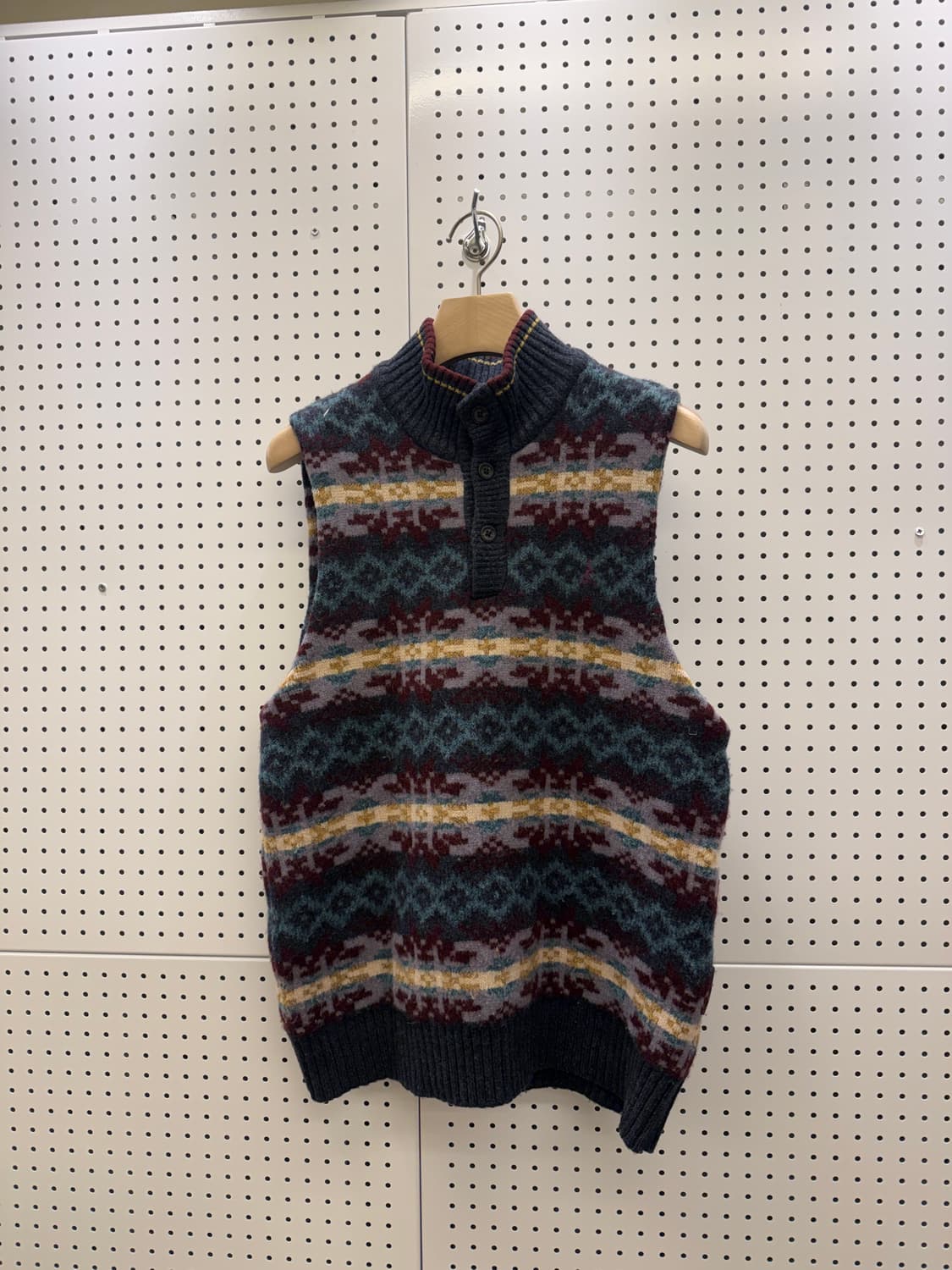 빈폴 패턴 니트 베스트 U554 상품이미지2