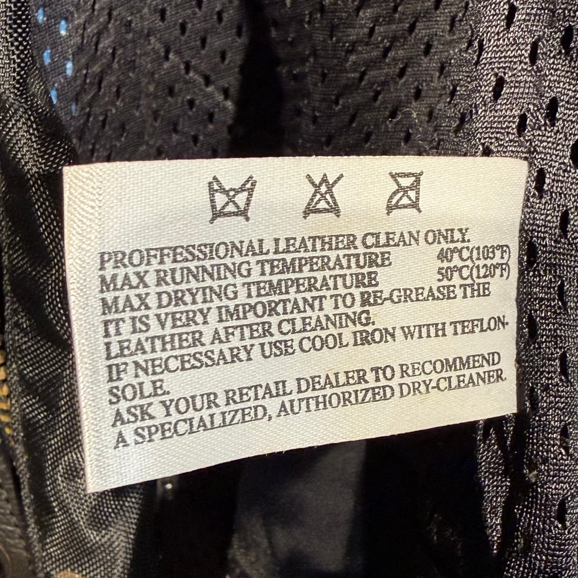 스웨덴 할바슨 헤비 카우레더 라이딩 자켓 L 소가죽 상품이미지5