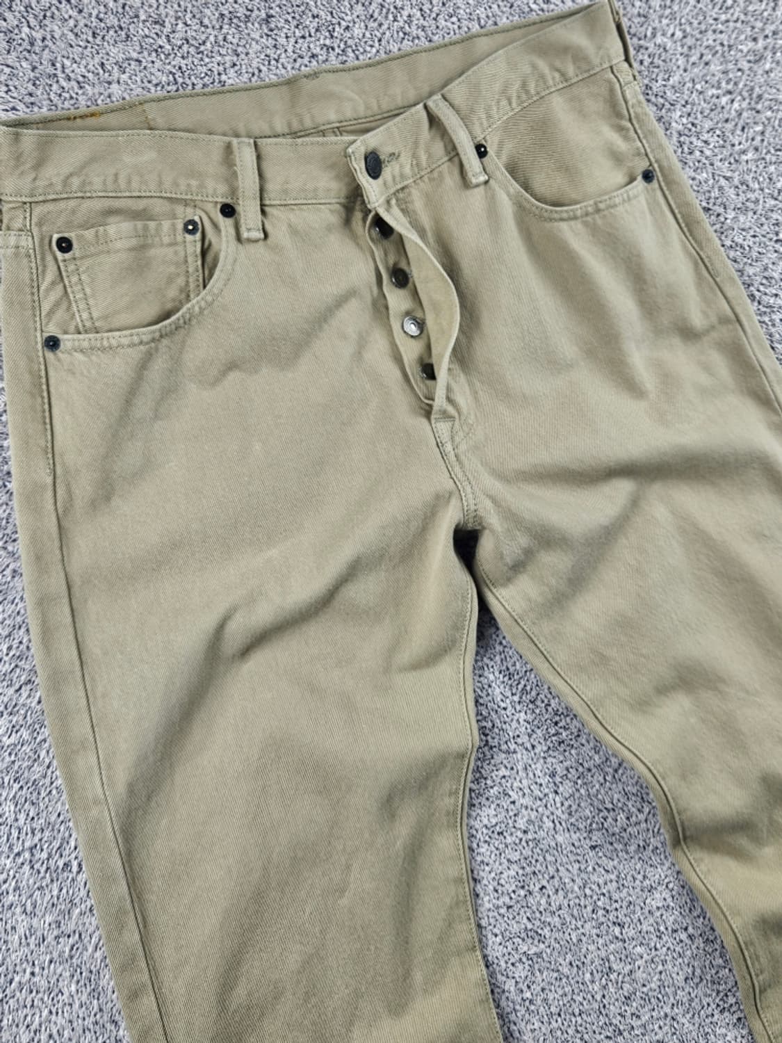 리바이스 501 베이지 진 팬츠 ( 33X30 ) / 11337 상품이미지5