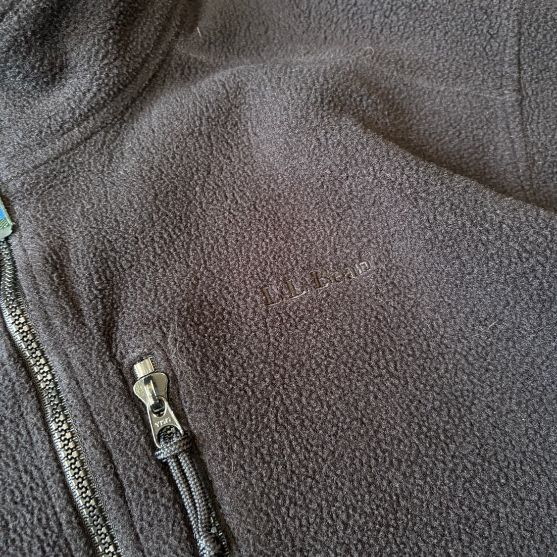 90s L.L.bean 90년대 생산 엘엘빈 블랙 신칠라 플리스 자켓 상품이미지5
