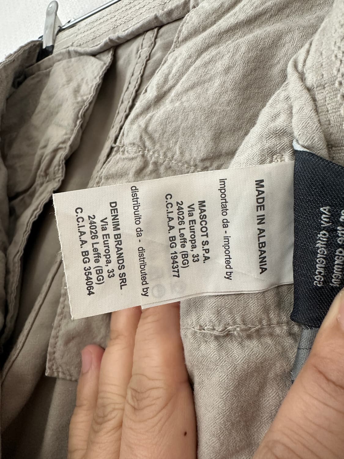 INDIVIDUAL / 슬림카고팬츠 / 34 / 상태좋음 상품이미지10