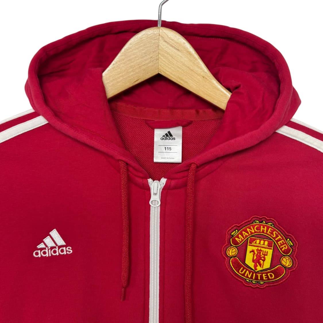 아디다스 맨유 3S 후드집업 상품이미지2