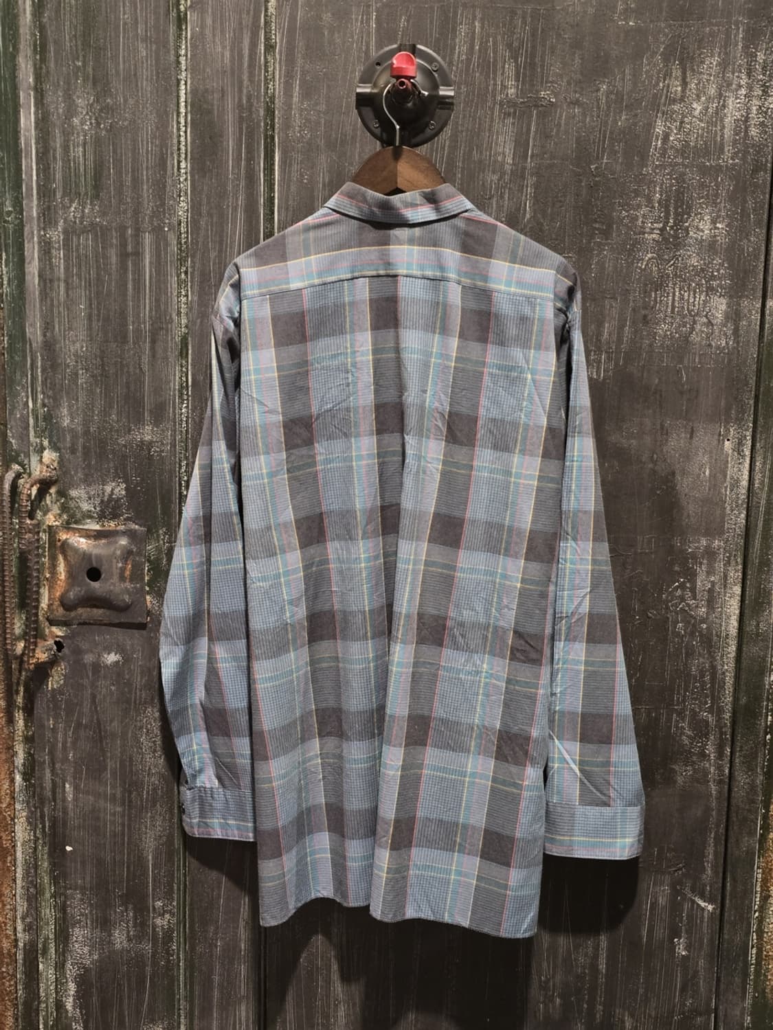 Jean Cheval Long-Sleeve Plaid Shirt 상품이미지7