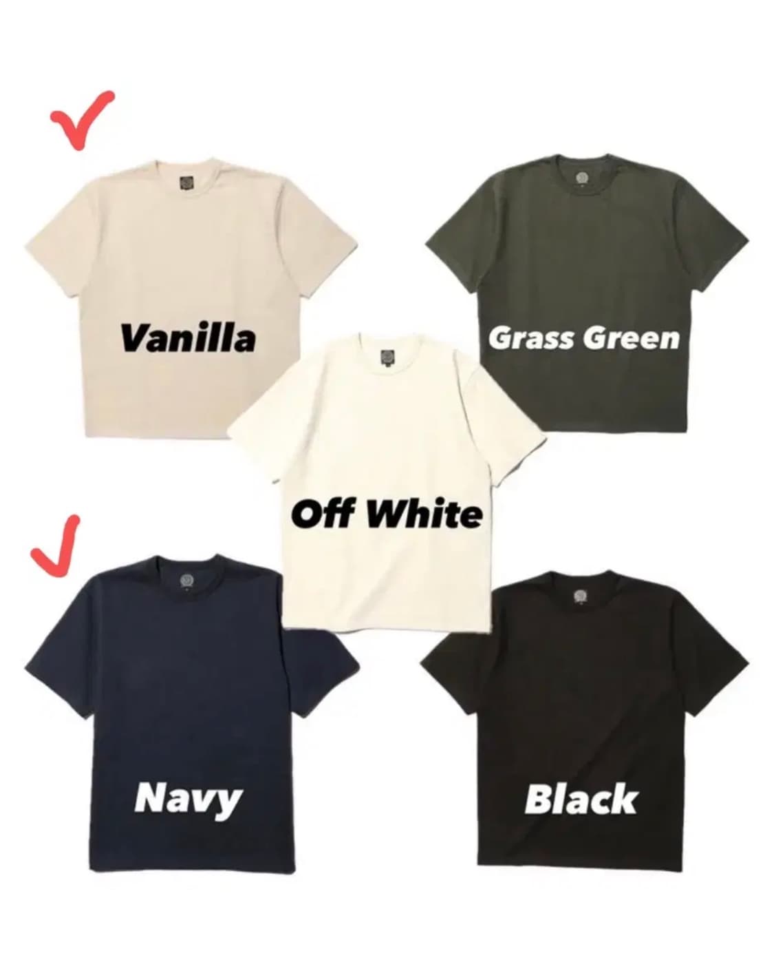 제라도 AB94230 새상품 헤비 반팔 42(XL) 네이비, 바닐라 상품이미지2