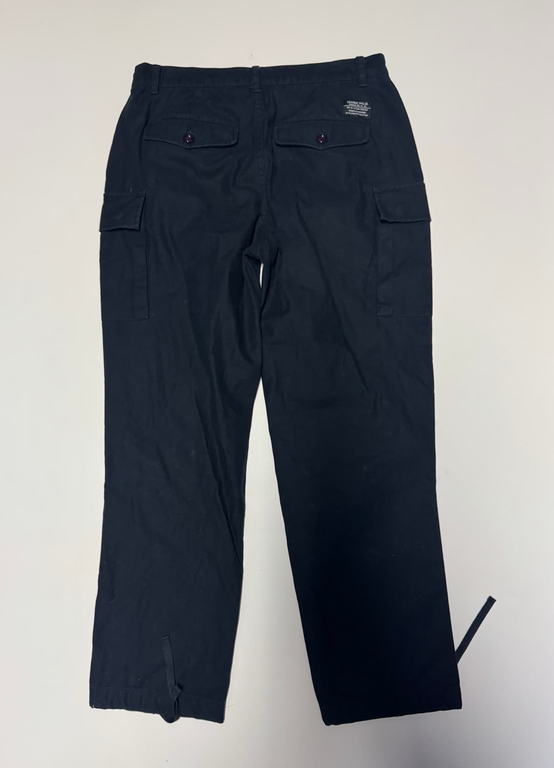 커버낫 Covernat 투 포켓 카고 면바지 M 블랙 상품이미지2