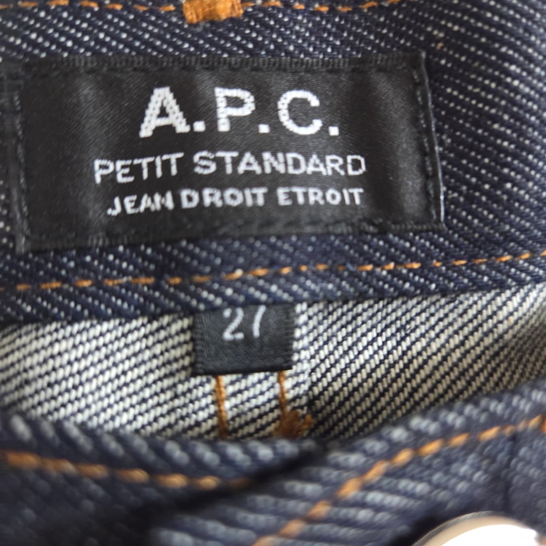 A.P.C. 아페쎄 쁘띠 스탠다드 인디고 셀비지 데님 상품이미지5