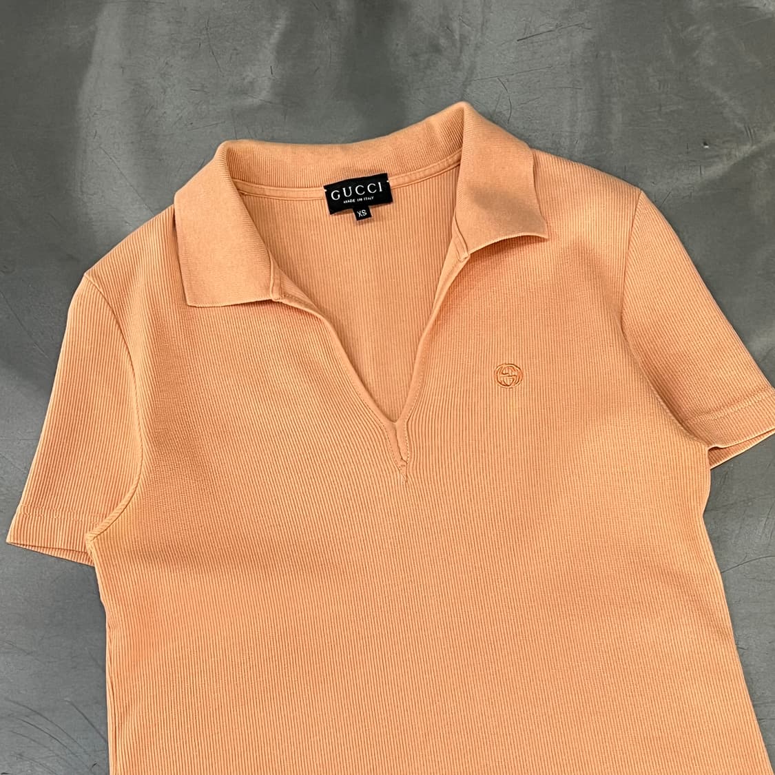  구찌 하프 슬리브 피케 티셔츠 +명품감정서 y16367 상품이미지3