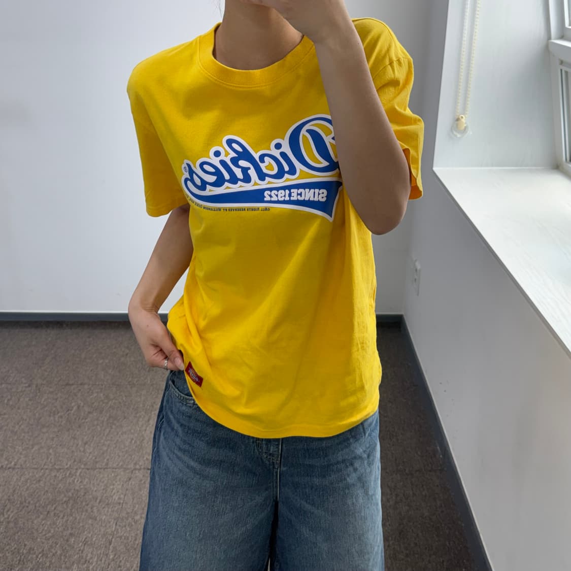 Dickies 디키즈 옐로우 반팔  상품이미지1