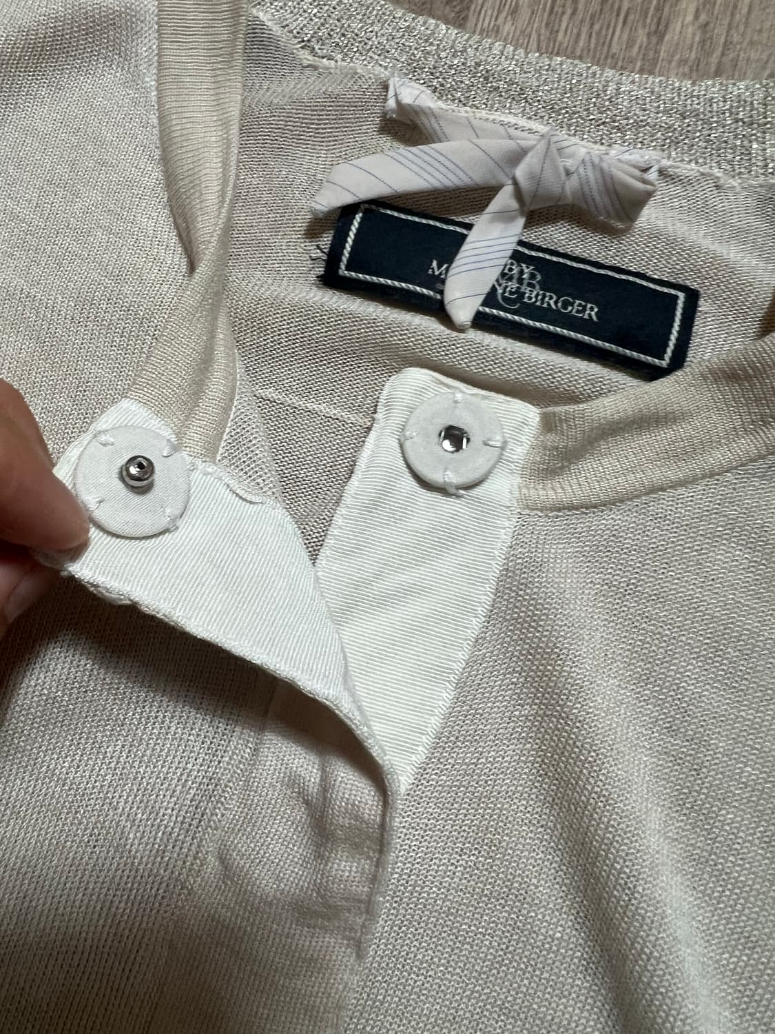 malene birger 글리터 크롭 가디건 상품이미지6