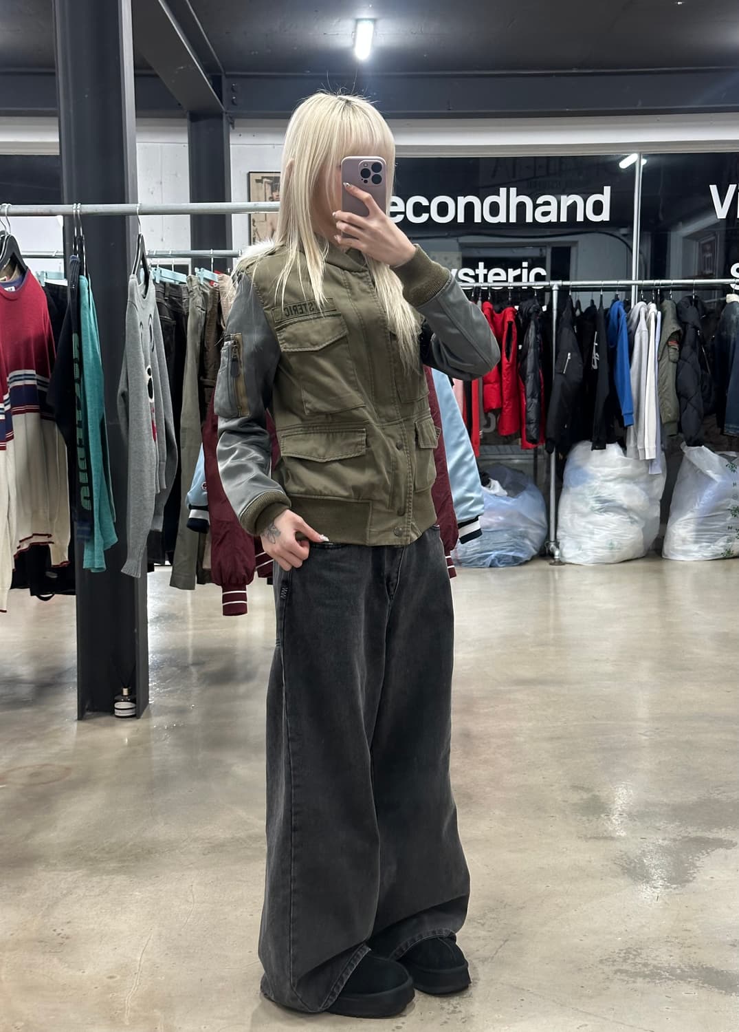 히스테릭 글래머 Hysteric Dream MA-1 재킷 상품이미지2