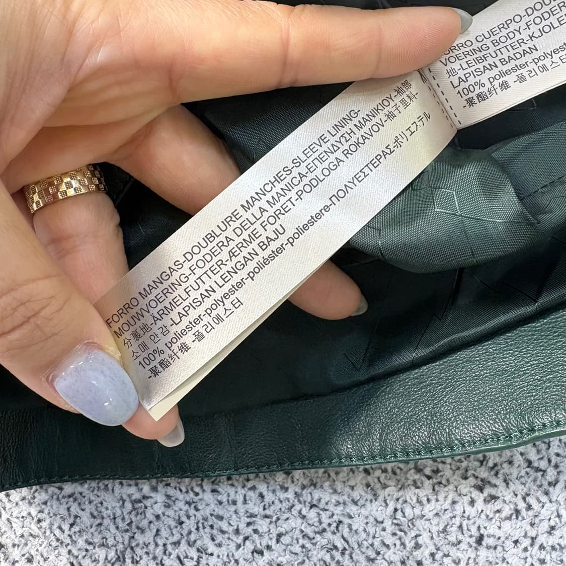 S 새상품 마시모두띠 여성 바이커 자켓 0325J 상품이미지6