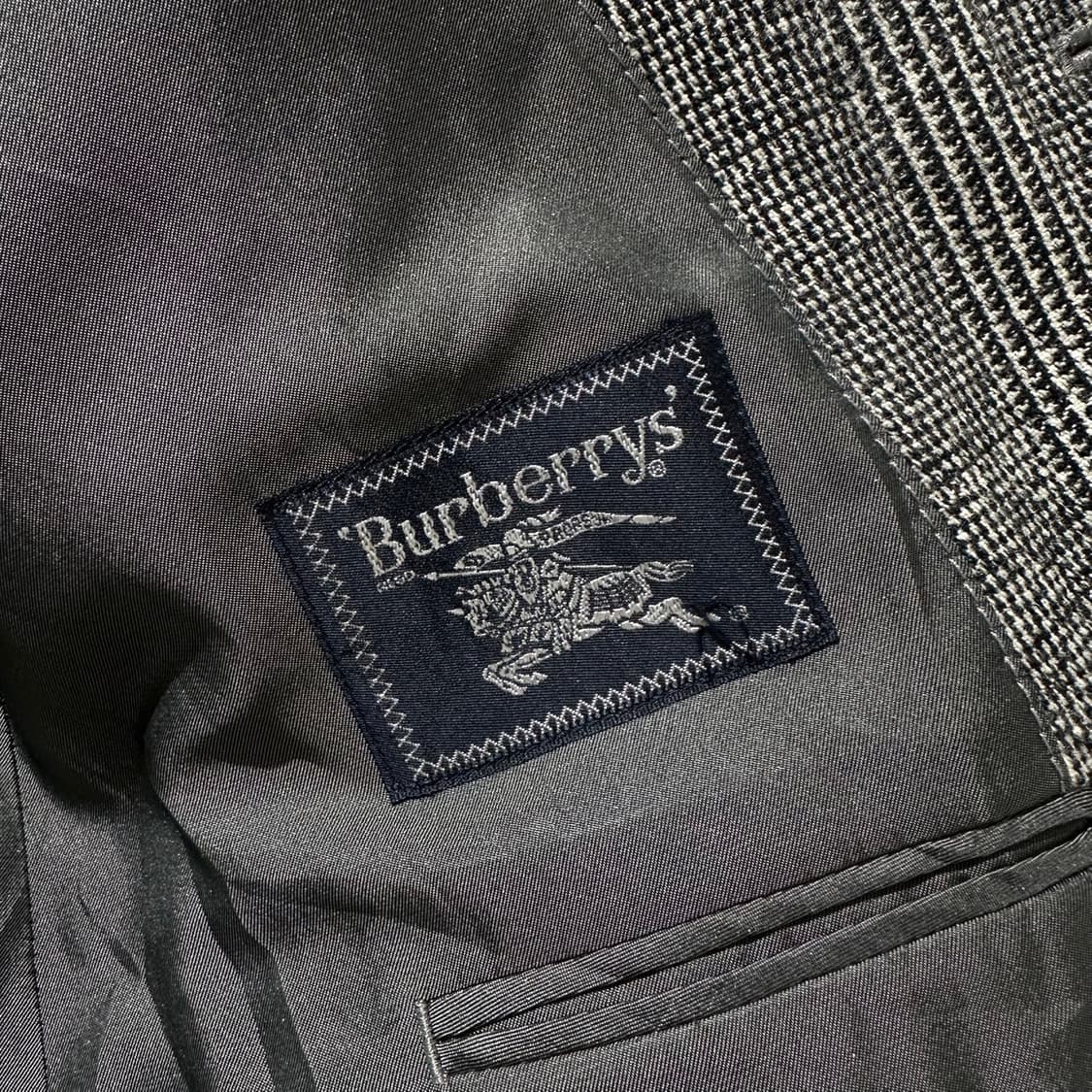 버버리 글렌체크 울 싱글 2B 블레이저 자켓 상품이미지7