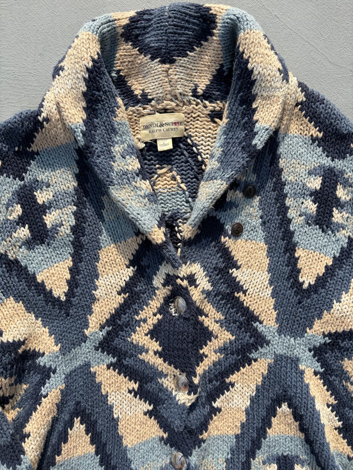 폴로 데님앤 서플라이 숄카라 가디건  상품이미지2