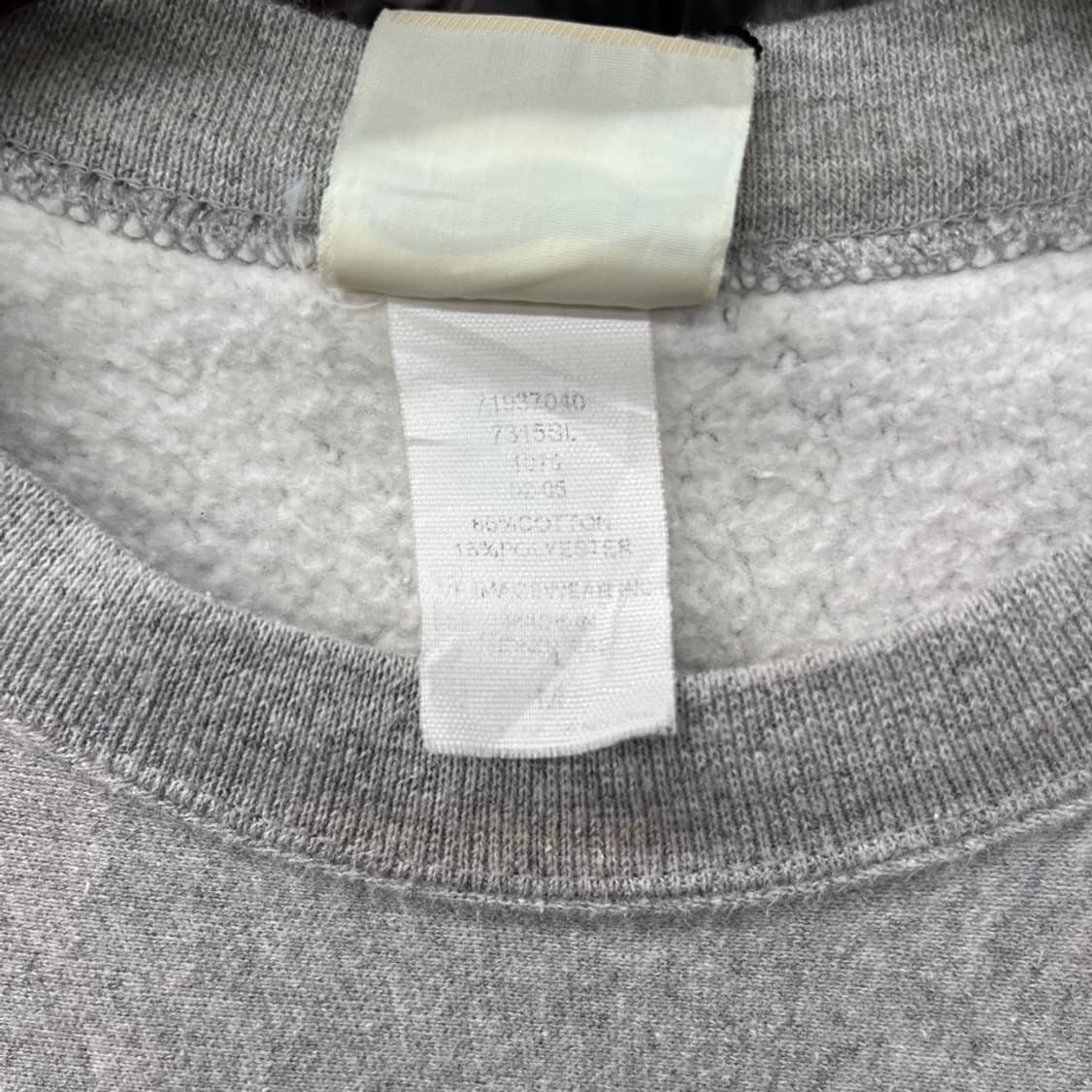 90s LEE 크로스 그레인 프린팅 리버스위브 스웻 맨투맨 상품이미지7