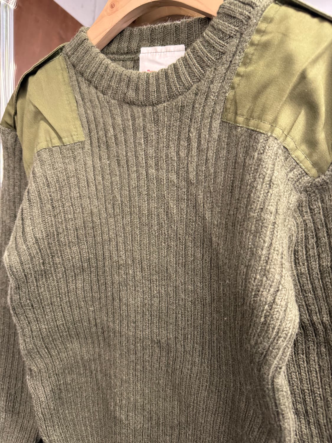 the woolly pully 잉글랜드 빈티지 코만도 니트 상품이미지2