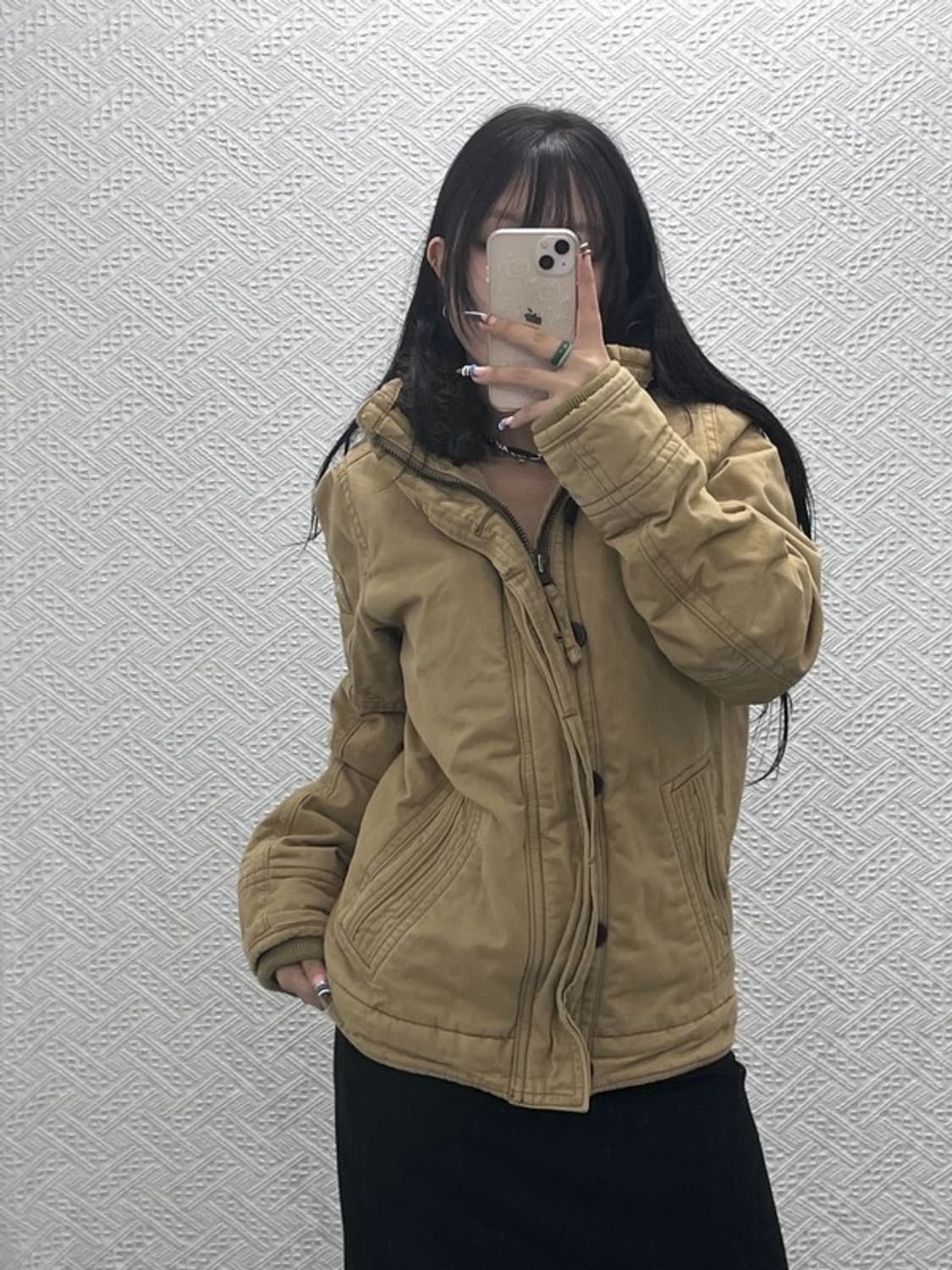 아베크롬비 컨트리 빈티지 트러커 야상 양털 자켓 M C07738 상품이미지2