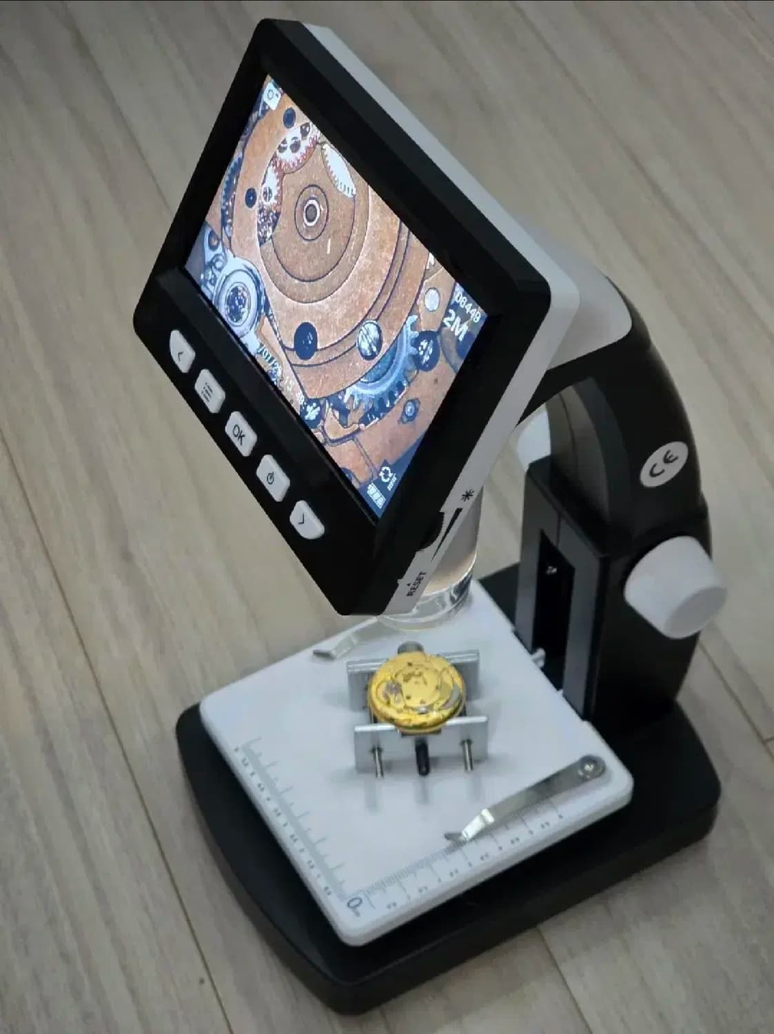 디지털 전자 현미경 11cm HD 모니터 50-1000X 확대 휴대폰과  상품이미지1