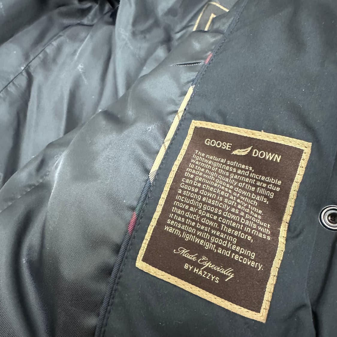 HAZZYS 헤지스 여성 구스다운 롱패딩 90(S) 상품이미지8