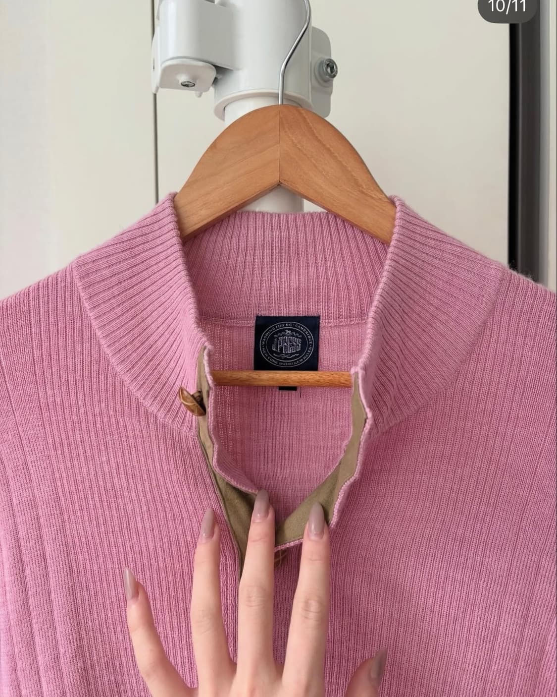 J.Press Soft Pink Rib Cardigan 상품이미지5