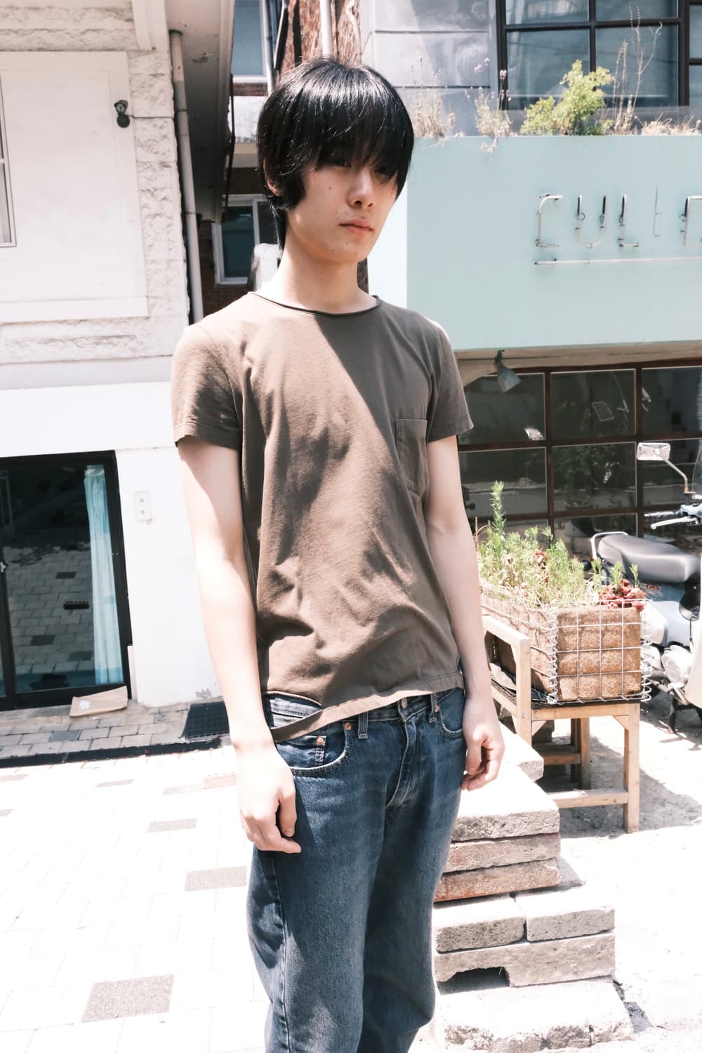 Helmut lang 로우엣지 포켓 티셔츠 M 상품이미지3