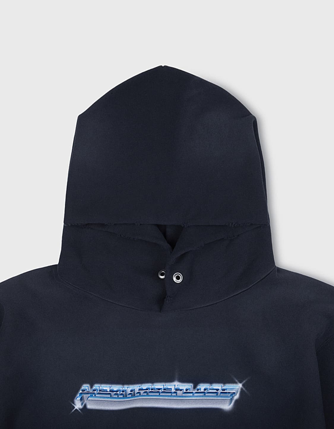 헤리티지 플로스 vintage 321 크롬 로고 후디 / 네이비 상품이미지3