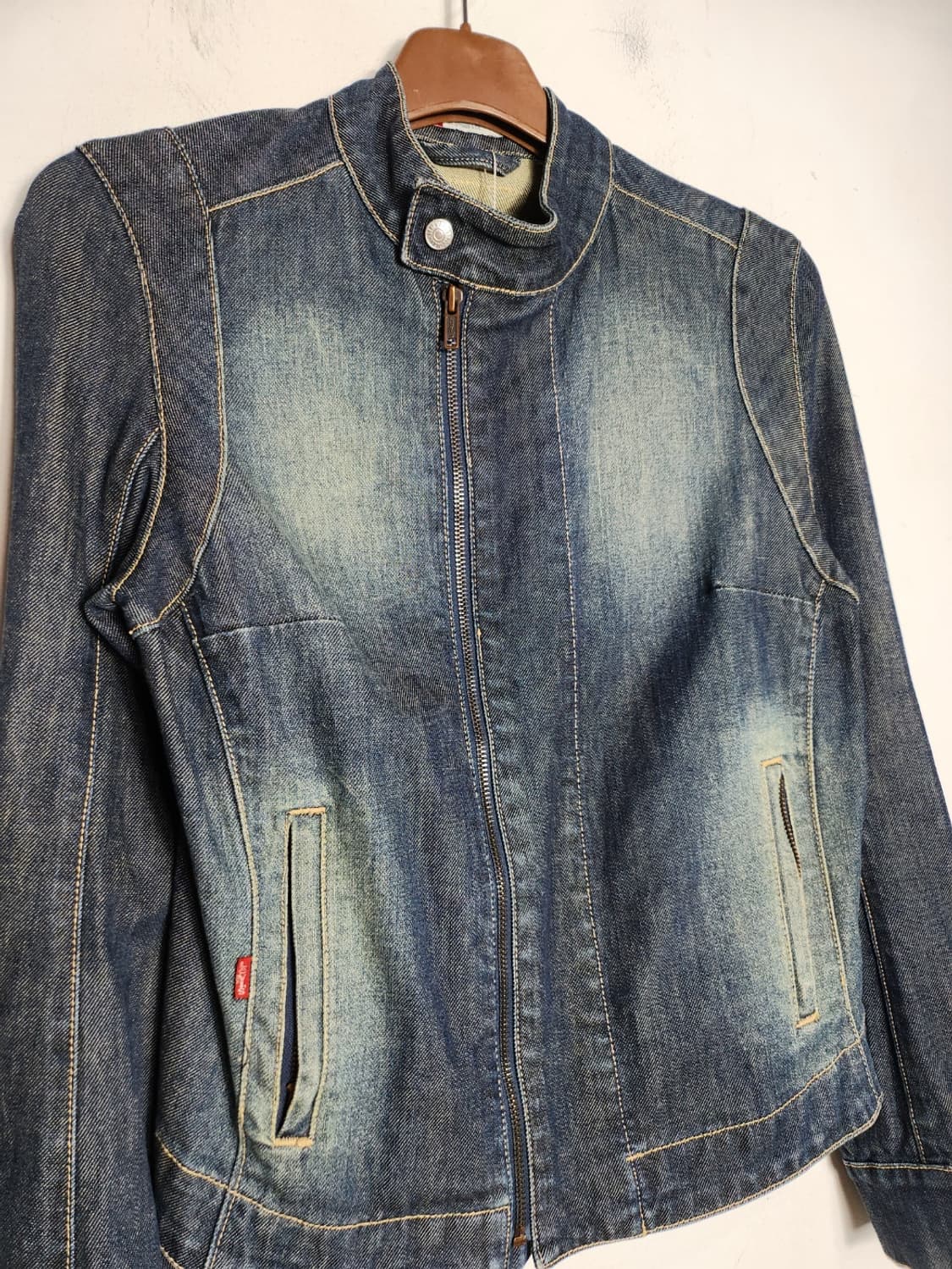 리바이스 엔지니어드 진 데님 바이커 자켓 상품이미지2