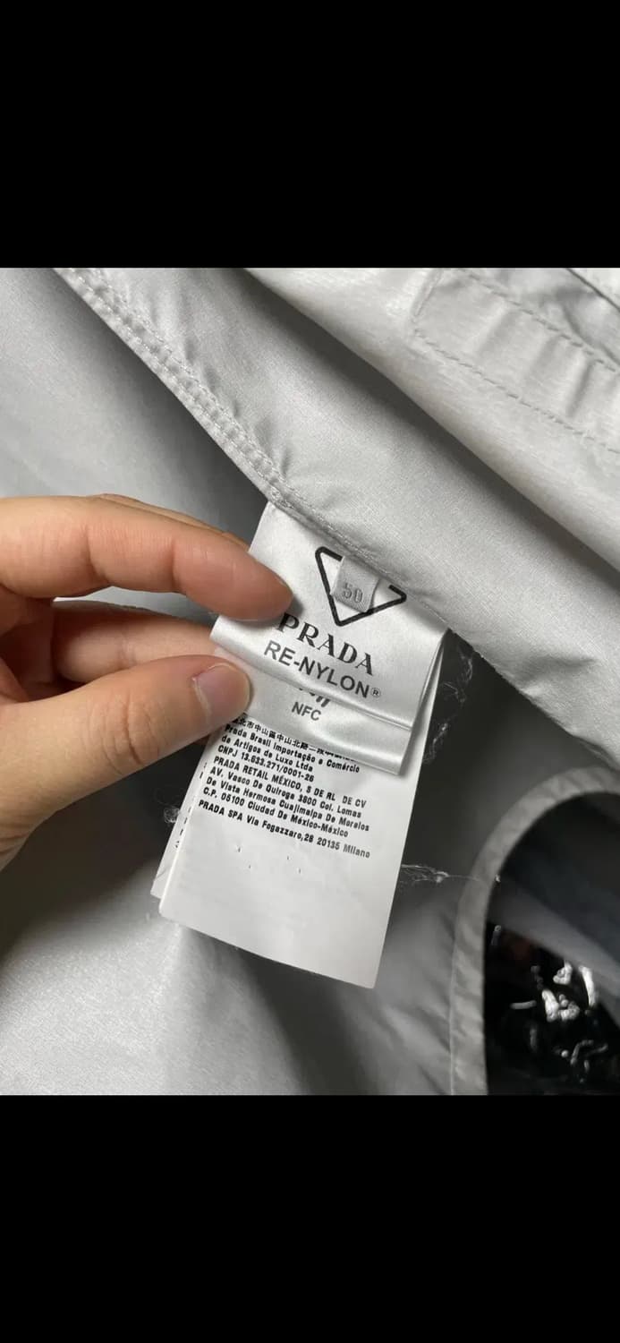 프라다 화이트 리나일론 자켓(50) 상품이미지8