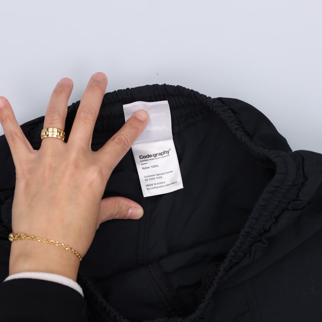 L 코드그라피 우븐 쇼츠 0225H1 상품이미지4